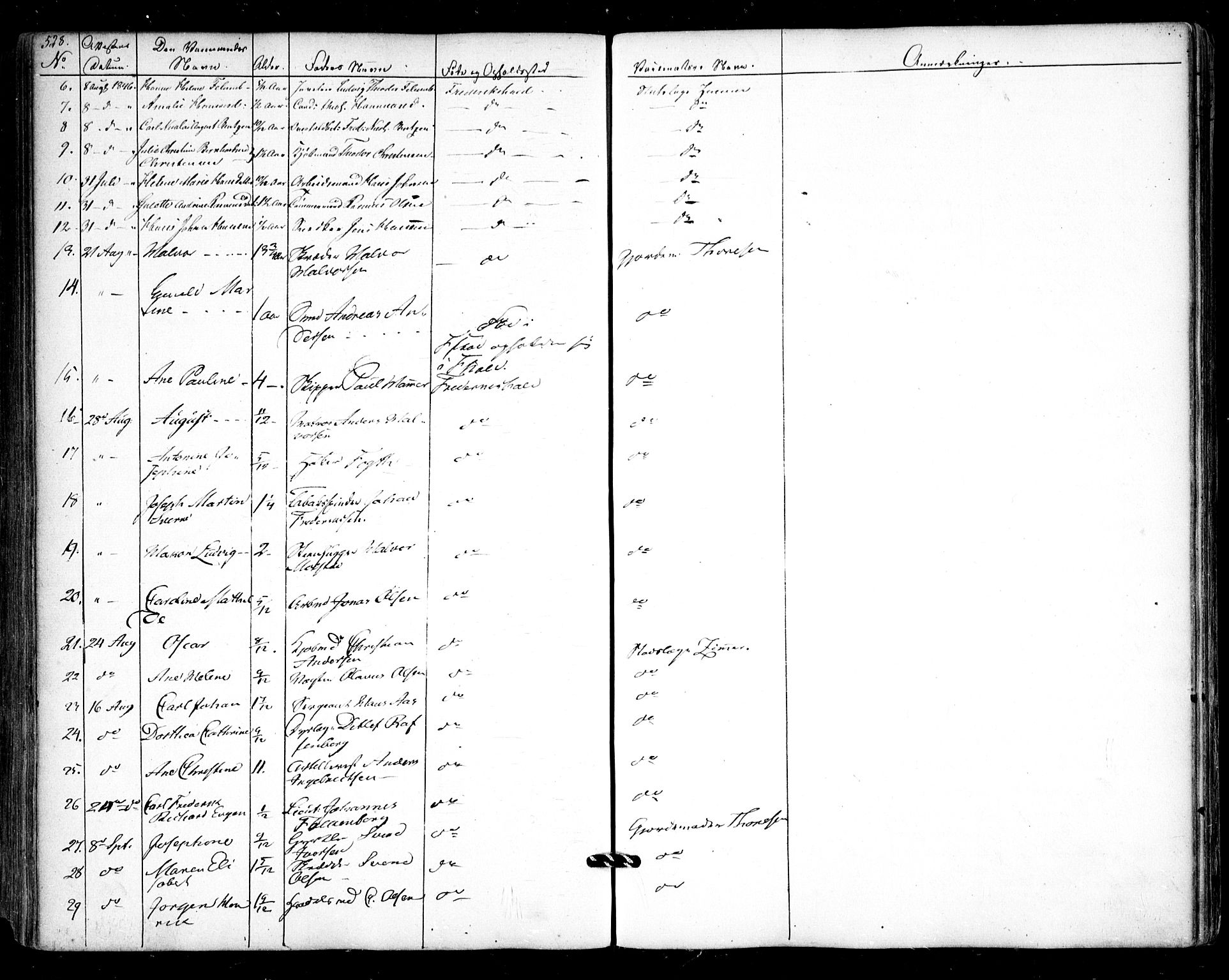 Halden prestekontor Kirkebøker, AV/SAO-A-10909/F/Fa/L0006: Parish register (official) no. I 6, 1845-1856, p. 528