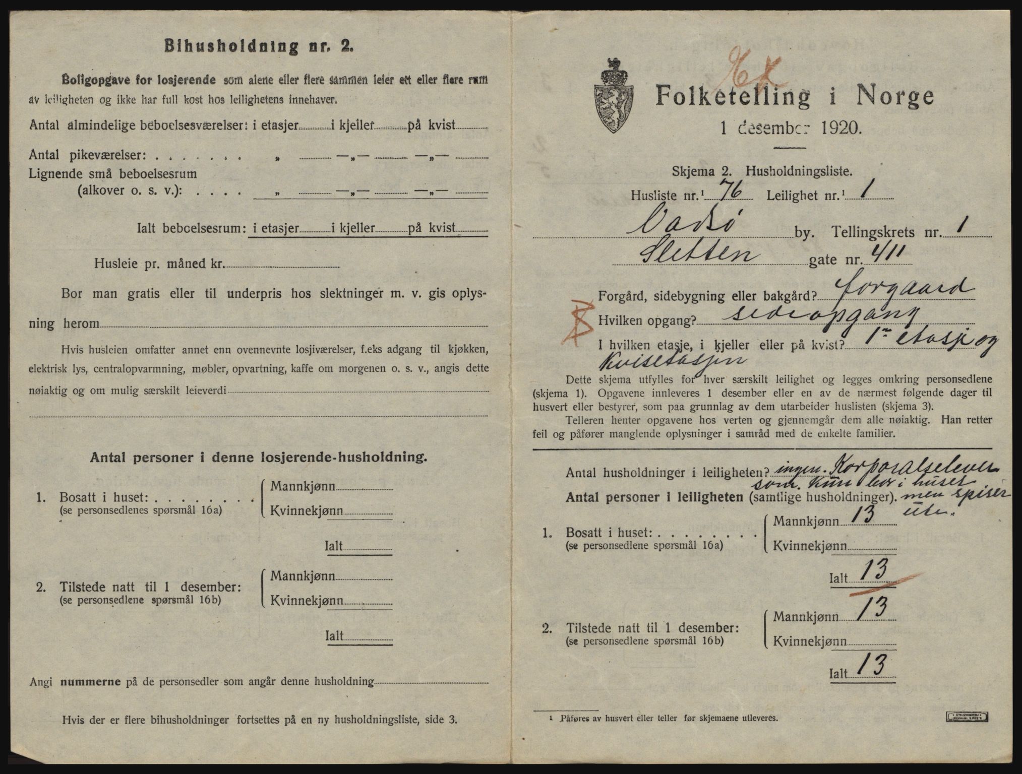 SATØ, 1920 census for Vadsø, 1920, p. 782