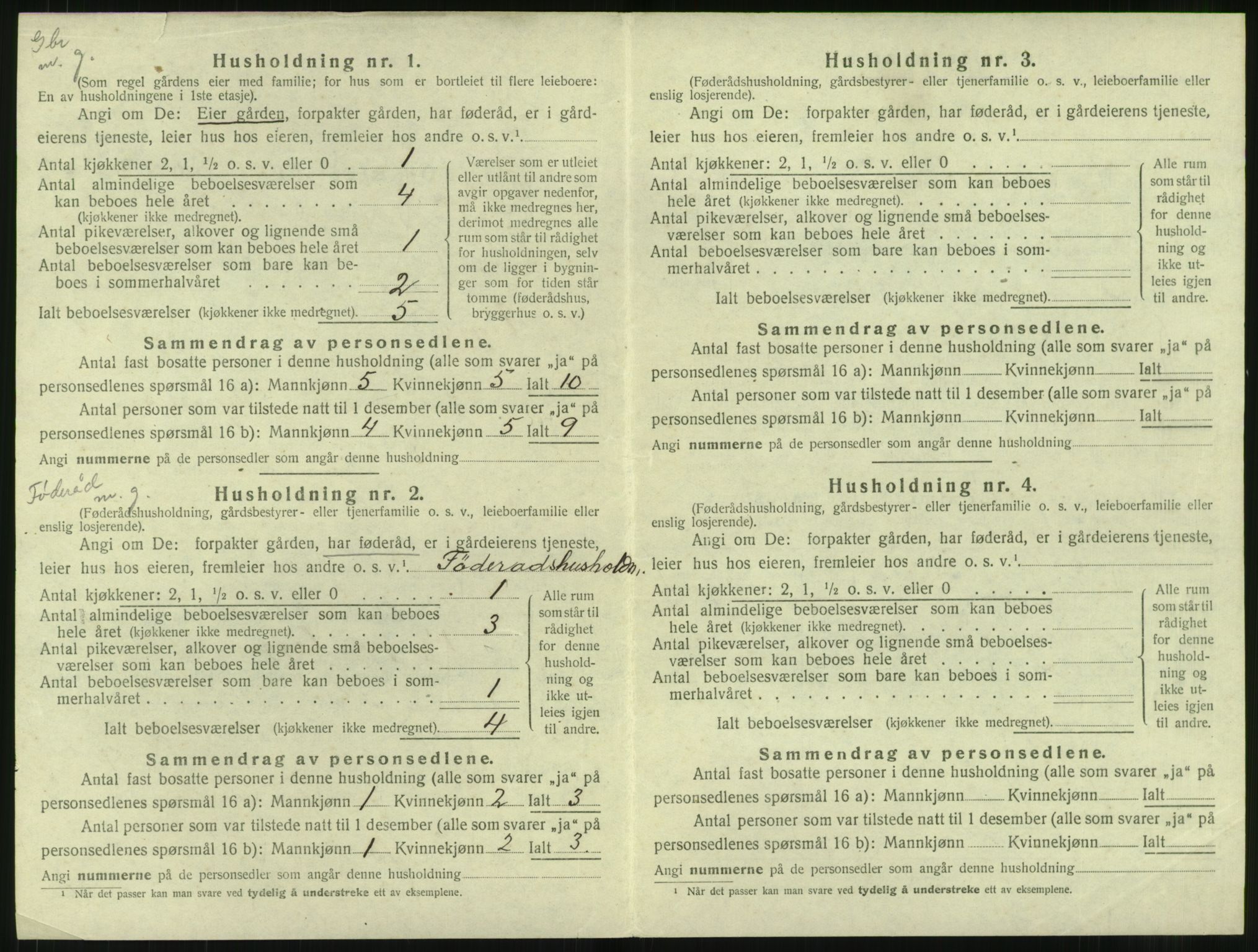 SAT, 1920 census for Vigra, 1920, p. 23