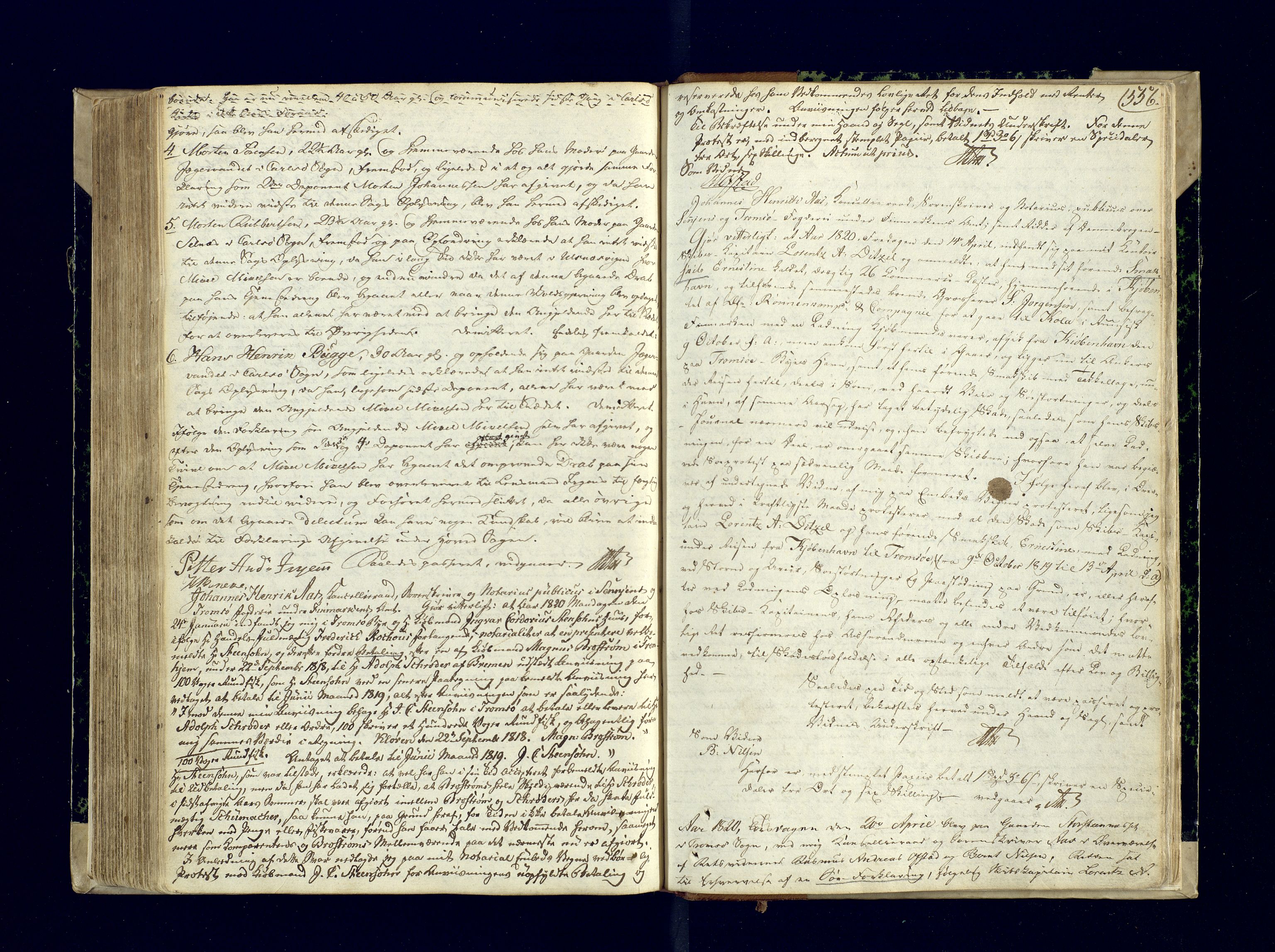 Senja og Tromsø sorenskriveri , AV/SATØ-SATØ-31/F/Fc/L0071: Ekstrarettsprotokoll, 1812-1820, p. 556