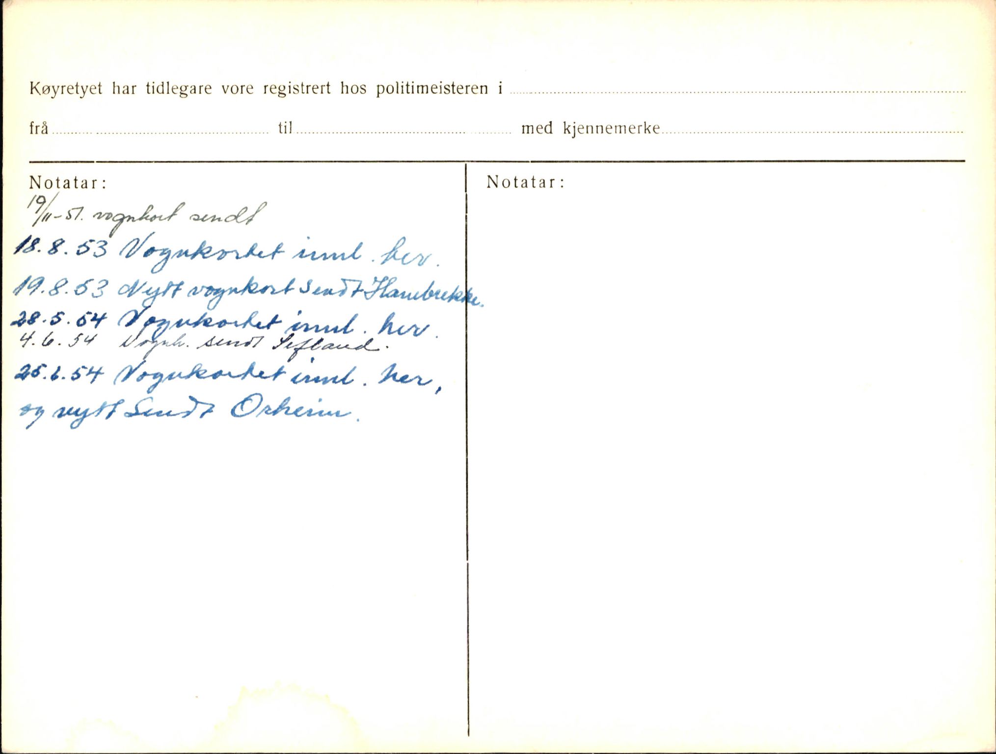 Statens vegvesen, Sogn og Fjordane vegkontor, AV/SAB-A-5301/4/F/L0003: Registerkort utmeldte Fjordane S1000-2499, 1930-1961, p. 67