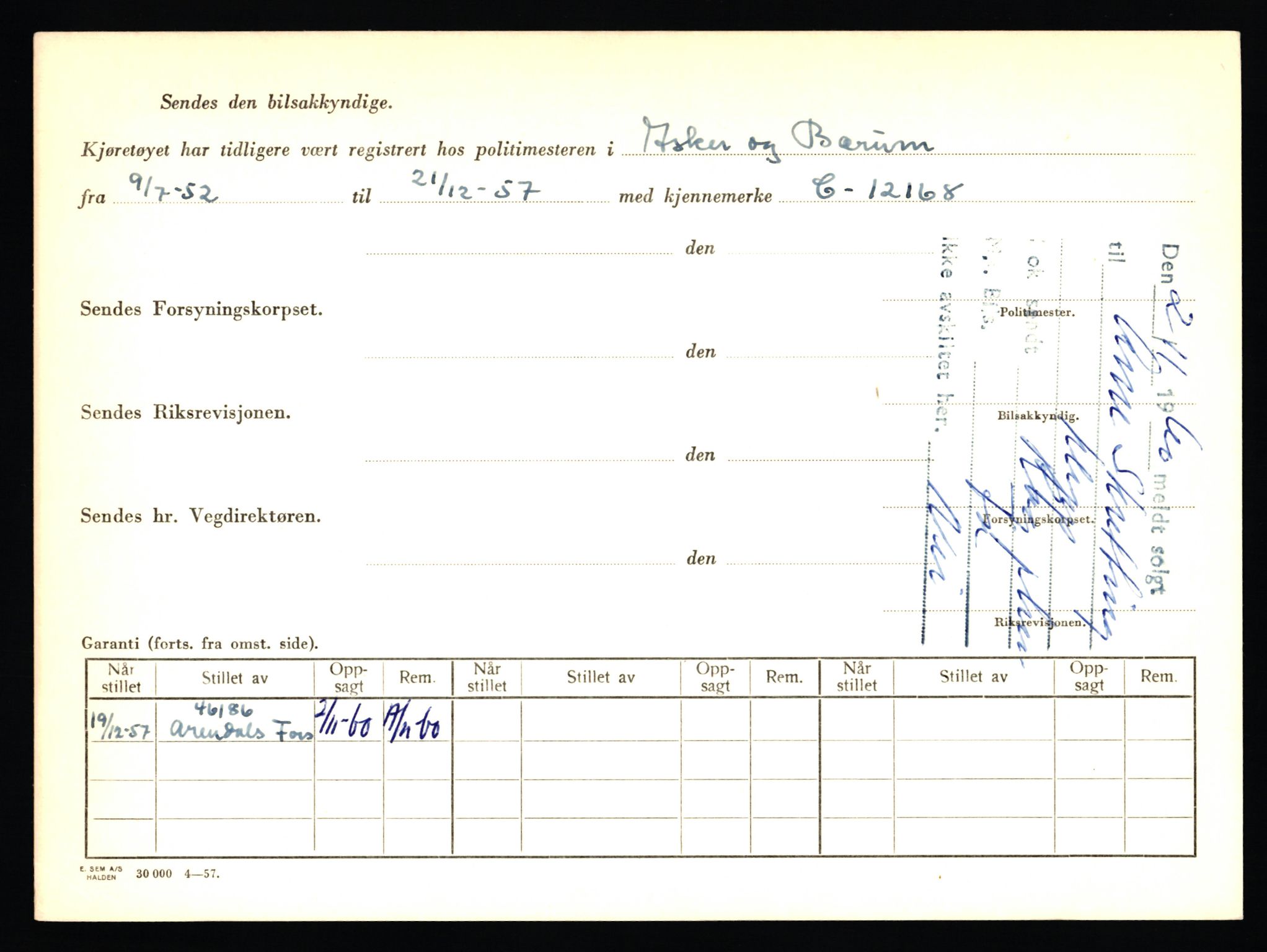 Stavanger trafikkstasjon, AV/SAST-A-101942/0/F/L0040: L-22800 - L-23999, 1930-1971, p. 166