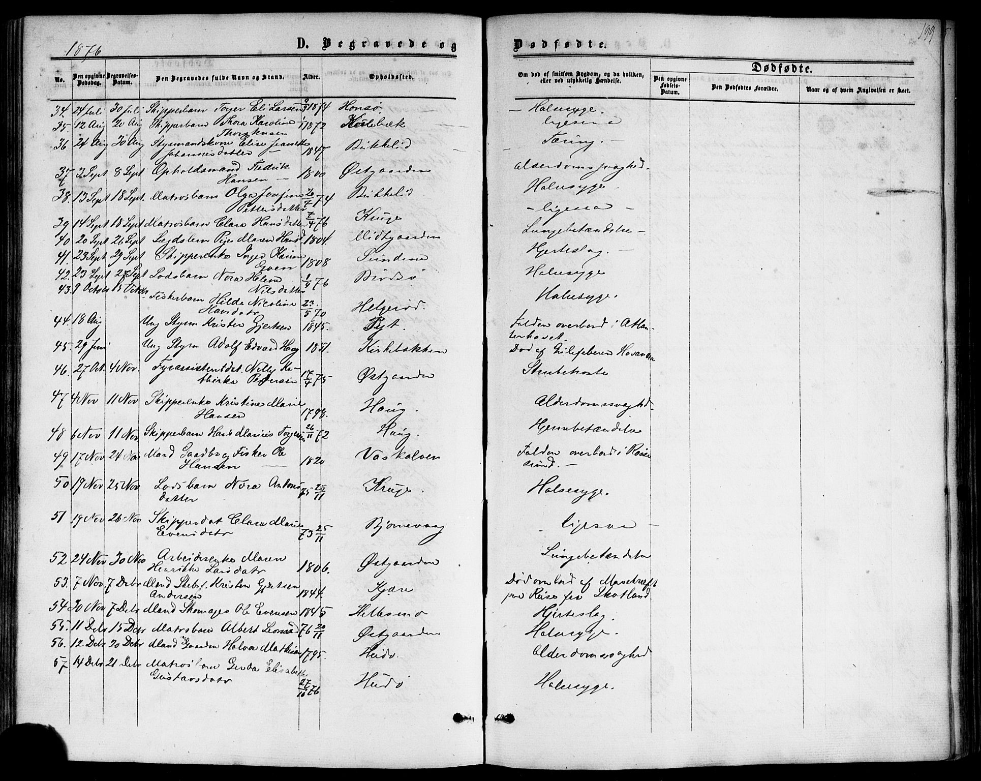 Nøtterøy kirkebøker, AV/SAKO-A-354/F/Fb/L0001: Parish register (official) no. II 1, 1865-1878, p. 199