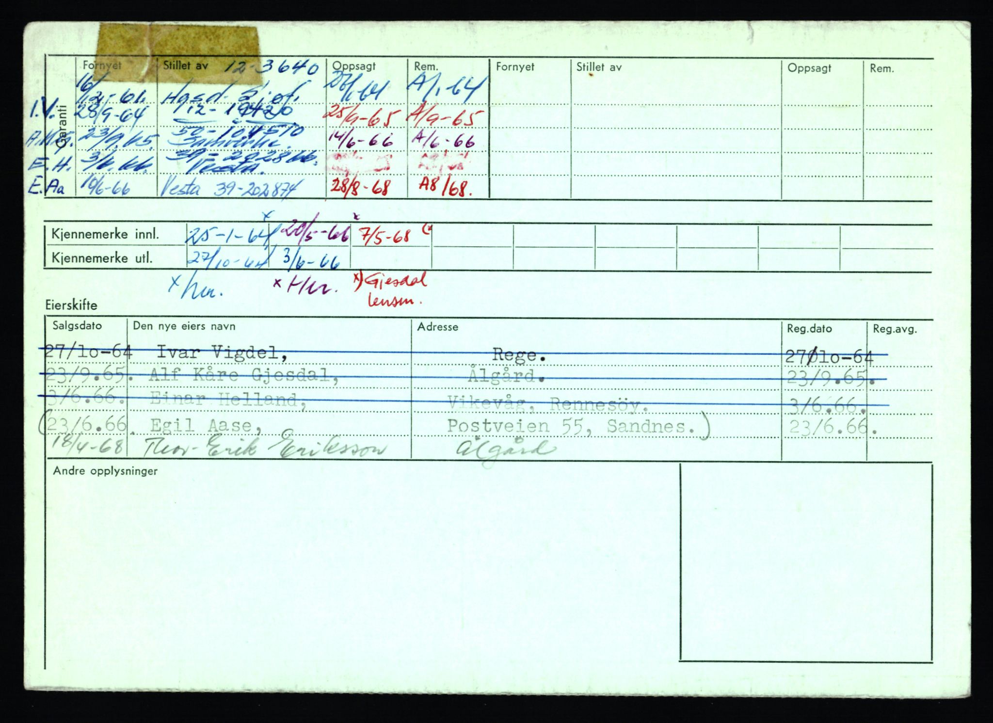 Stavanger trafikkstasjon, AV/SAST-A-101942/0/F/L0063: L-62700 - L-63799, 1930-1971, p. 2676