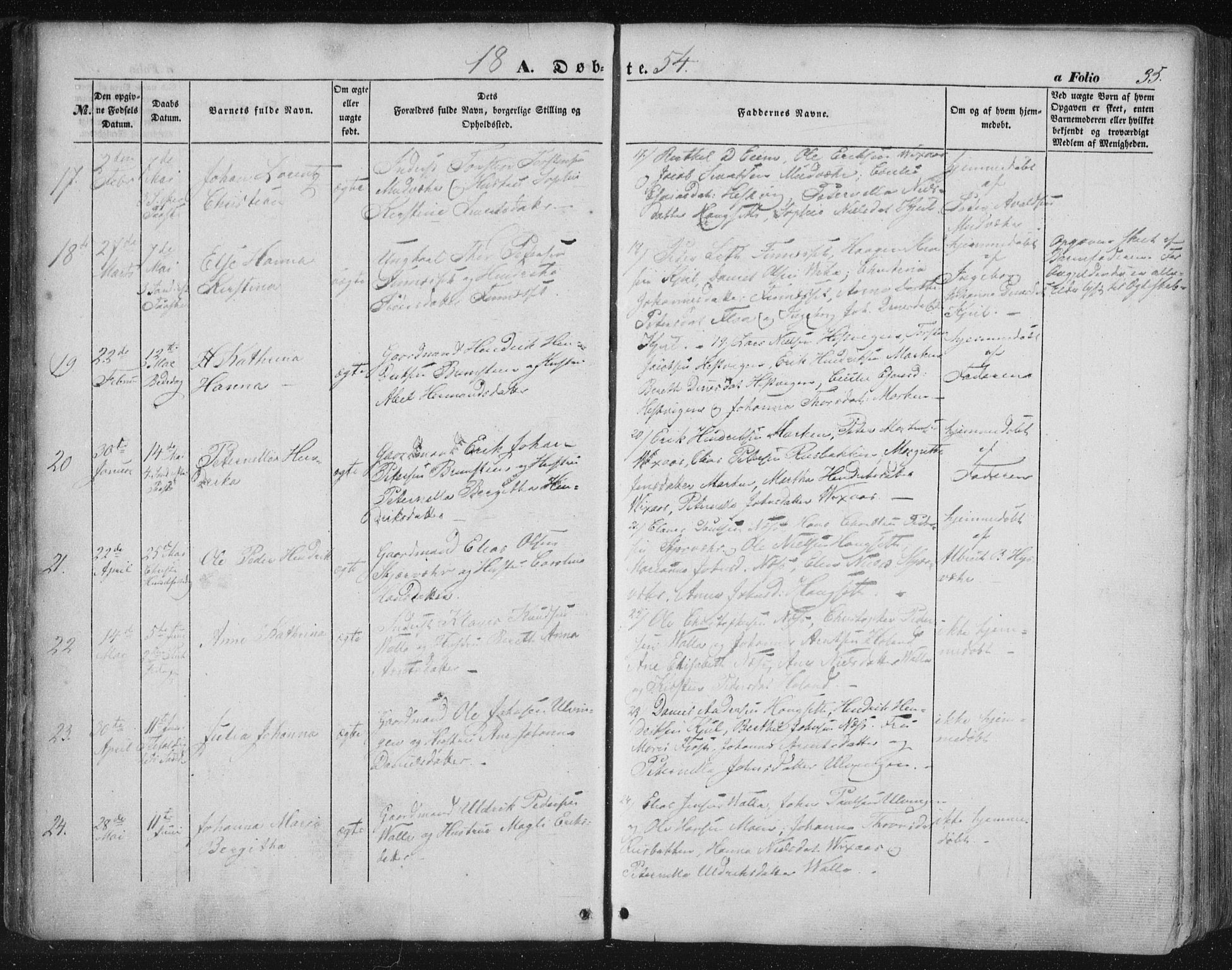 Ministerialprotokoller, klokkerbøker og fødselsregistre - Nordland, AV/SAT-A-1459/816/L0240: Parish register (official) no. 816A06, 1846-1870, p. 35