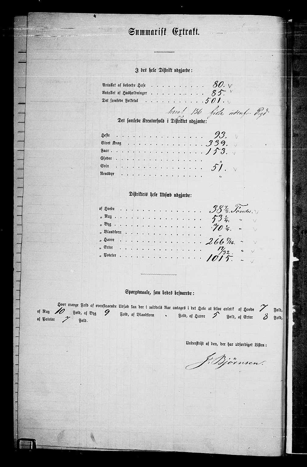 RA, 1865 census for Rygge, 1865, p. 90