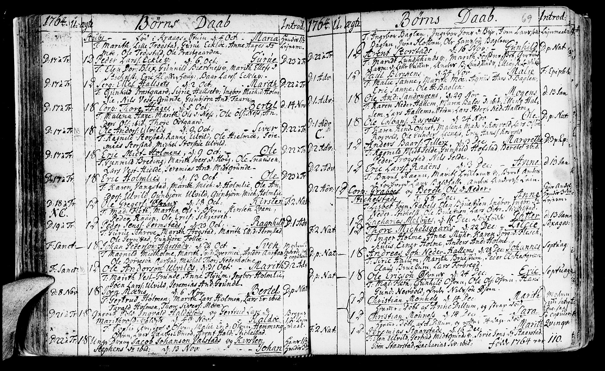 Ministerialprotokoller, klokkerbøker og fødselsregistre - Nord-Trøndelag, SAT/A-1458/723/L0231: Parish register (official) no. 723A02, 1748-1780, p. 69