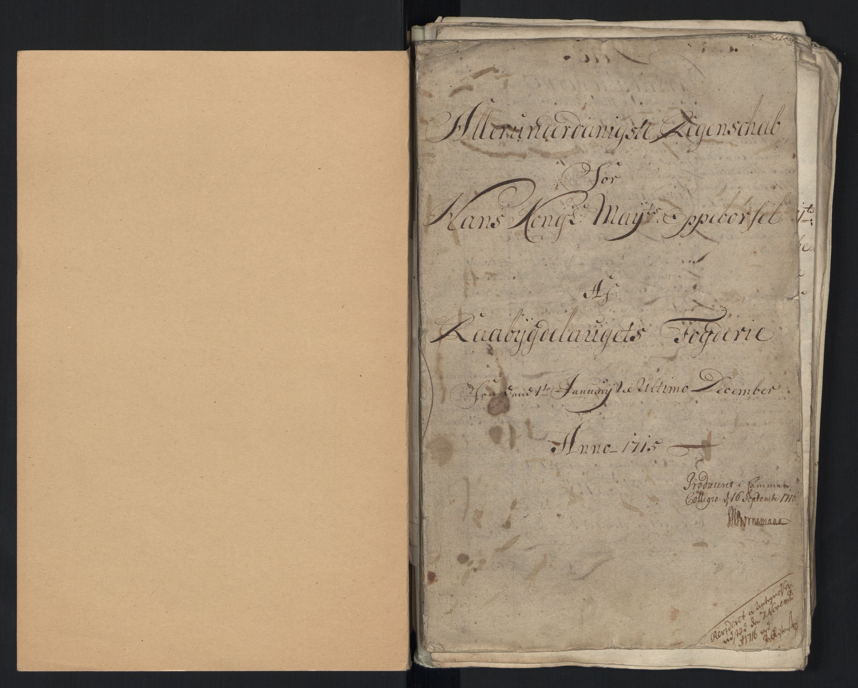 Rentekammeret inntil 1814, Reviderte regnskaper, Fogderegnskap, AV/RA-EA-4092/R40/L2451: Fogderegnskap Råbyggelag, 1714-1715, p. 229