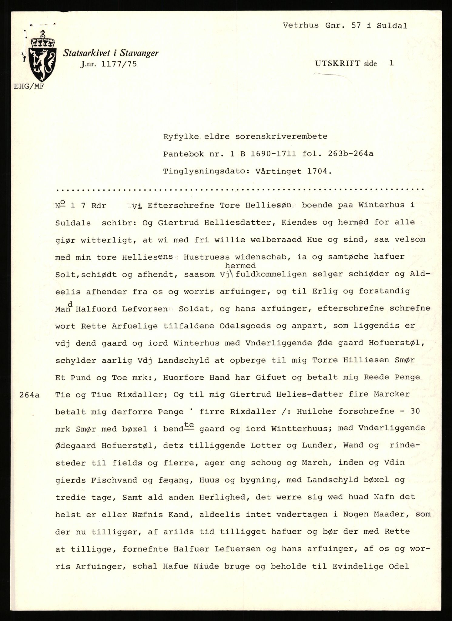 Statsarkivet i Stavanger, AV/SAST-A-101971/03/Y/Yj/L0094: Avskrifter sortert etter gårdsnavn: Vetrhus - Vik i Nerstrand, 1750-1930, p. 21