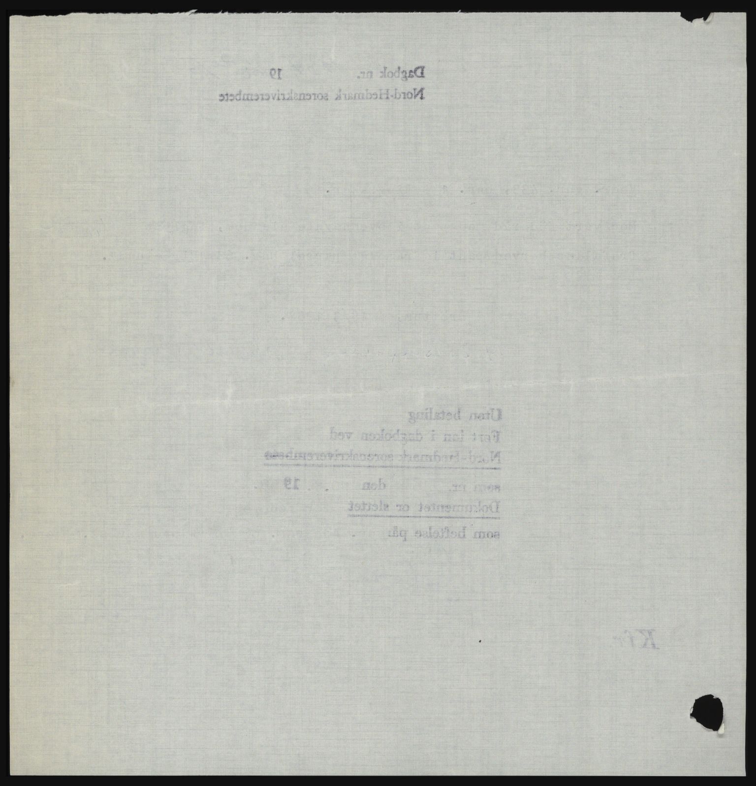 Nord-Hedmark sorenskriveri, SAH/TING-012/H/Hc/L0027: Mortgage book no. 27, 1967-1968, Diary no: : 1164/1968