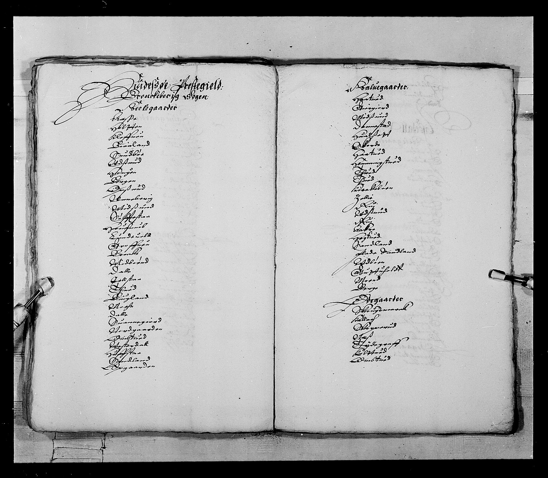 Stattholderembetet 1572-1771, RA/EA-2870/Ek/L0022/0005: Jordebøker 1633-1658: / En liste over soldatlegg og en liste over gårder i Bratsberg len, 1642-1644, p. 61