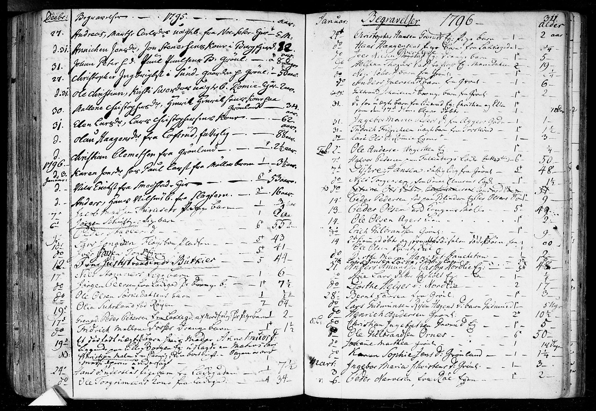 Aker prestekontor kirkebøker, SAO/A-10861/F/L0010: Parish register (official) no. 10, 1786-1809, p. 311