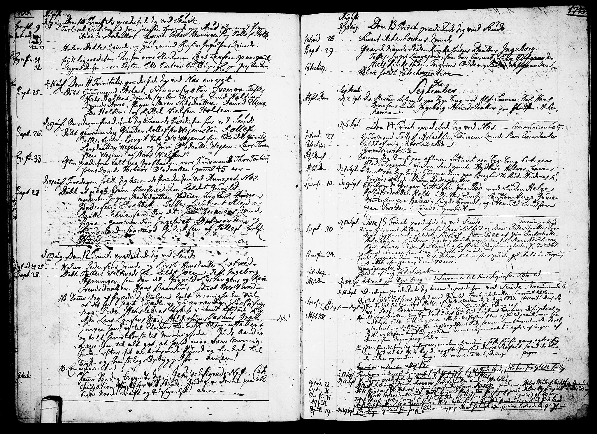 Sauherad kirkebøker, SAKO/A-298/F/Fa/L0003: Parish register (official) no. I 3, 1722-1766