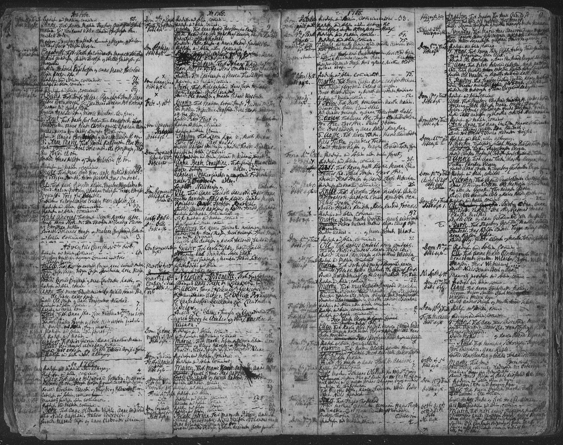 Solum kirkebøker, SAKO/A-306/F/Fa/L0003: Parish register (official) no. I 3, 1761-1814, p. 8-9