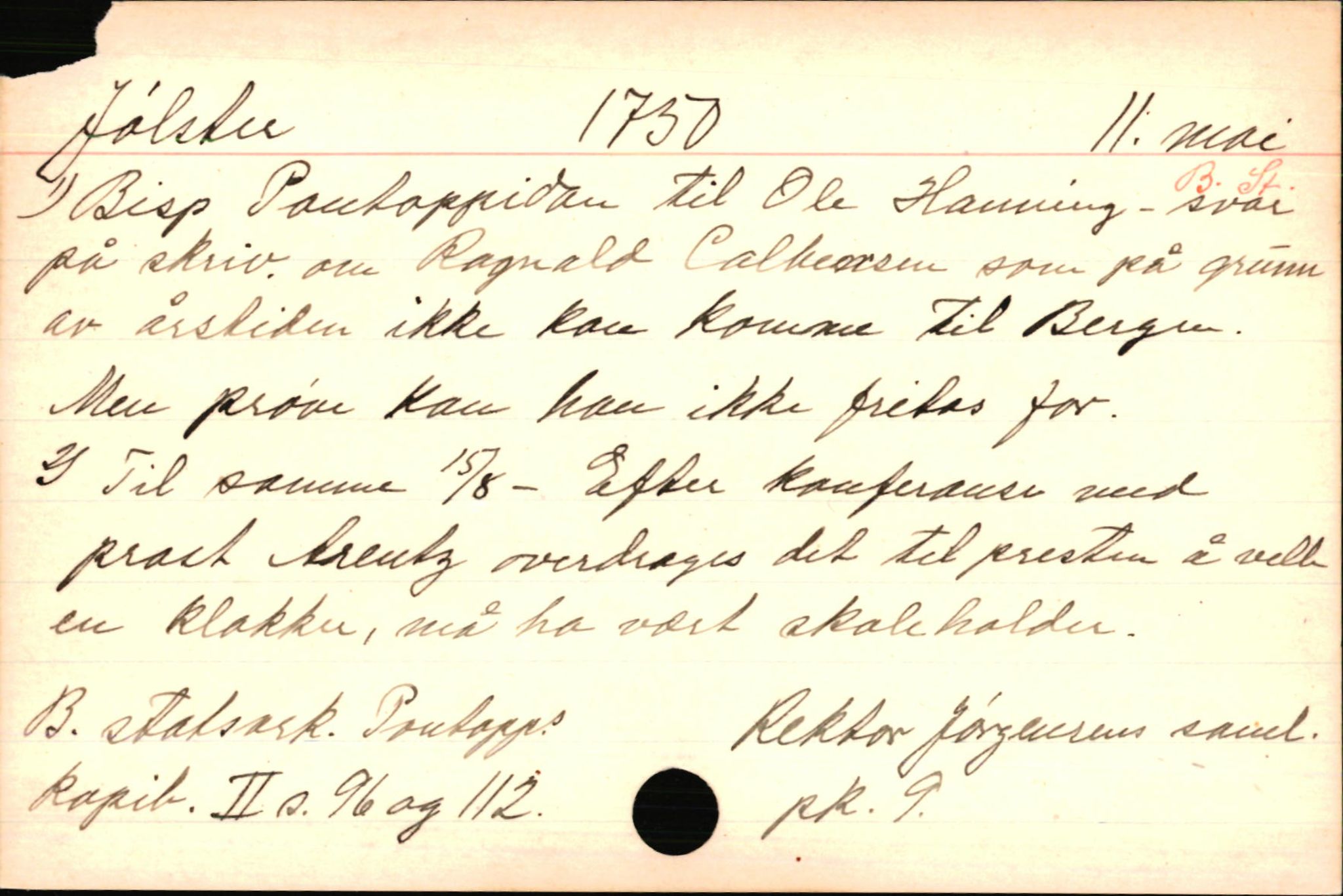 Haugen, Johannes - lærer, AV/SAB-SAB/PA-0036/01/L0001: Om klokkere og lærere, 1521-1904, p. 6825