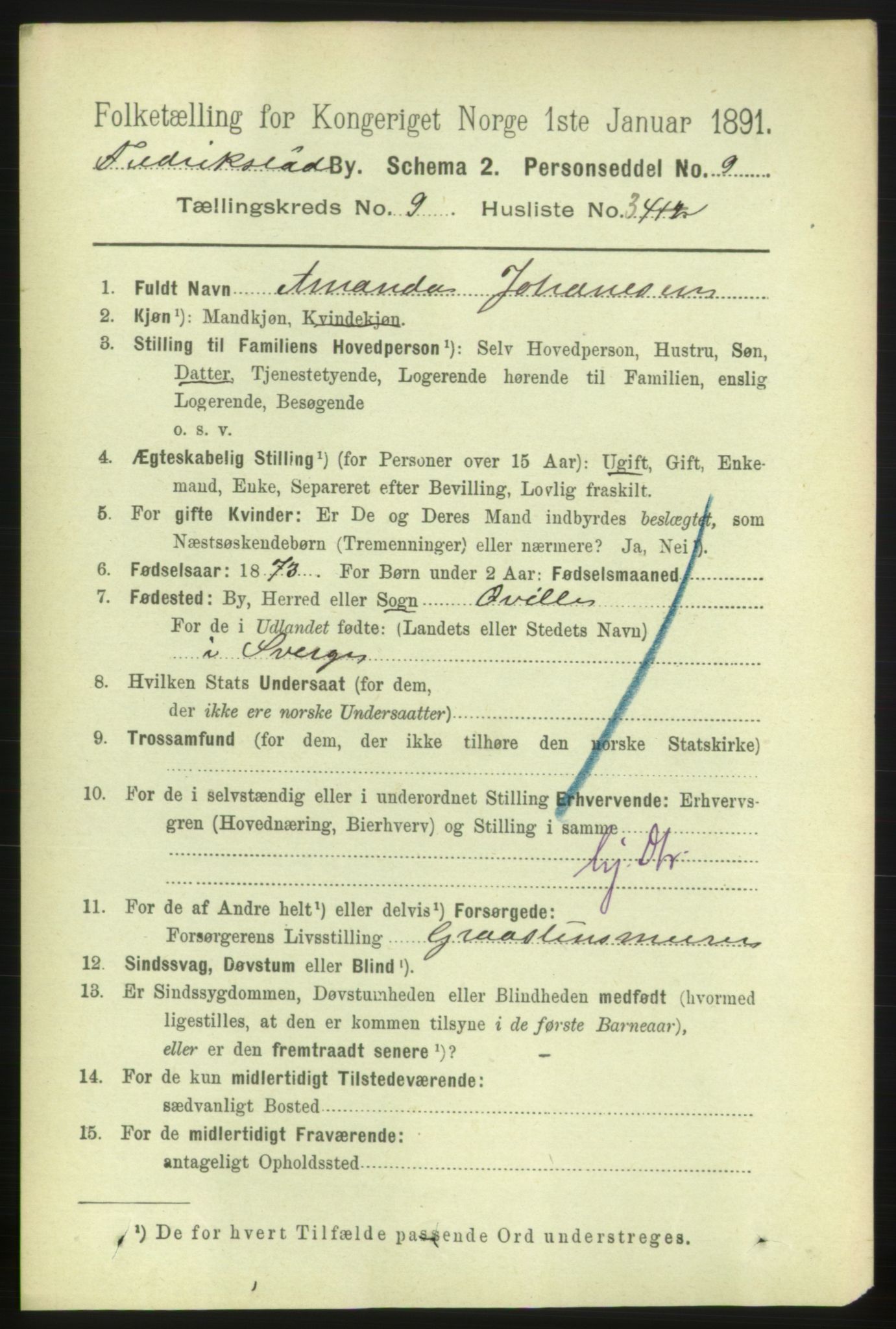 RA, 1891 census for 0103 Fredrikstad, 1891, p. 10772