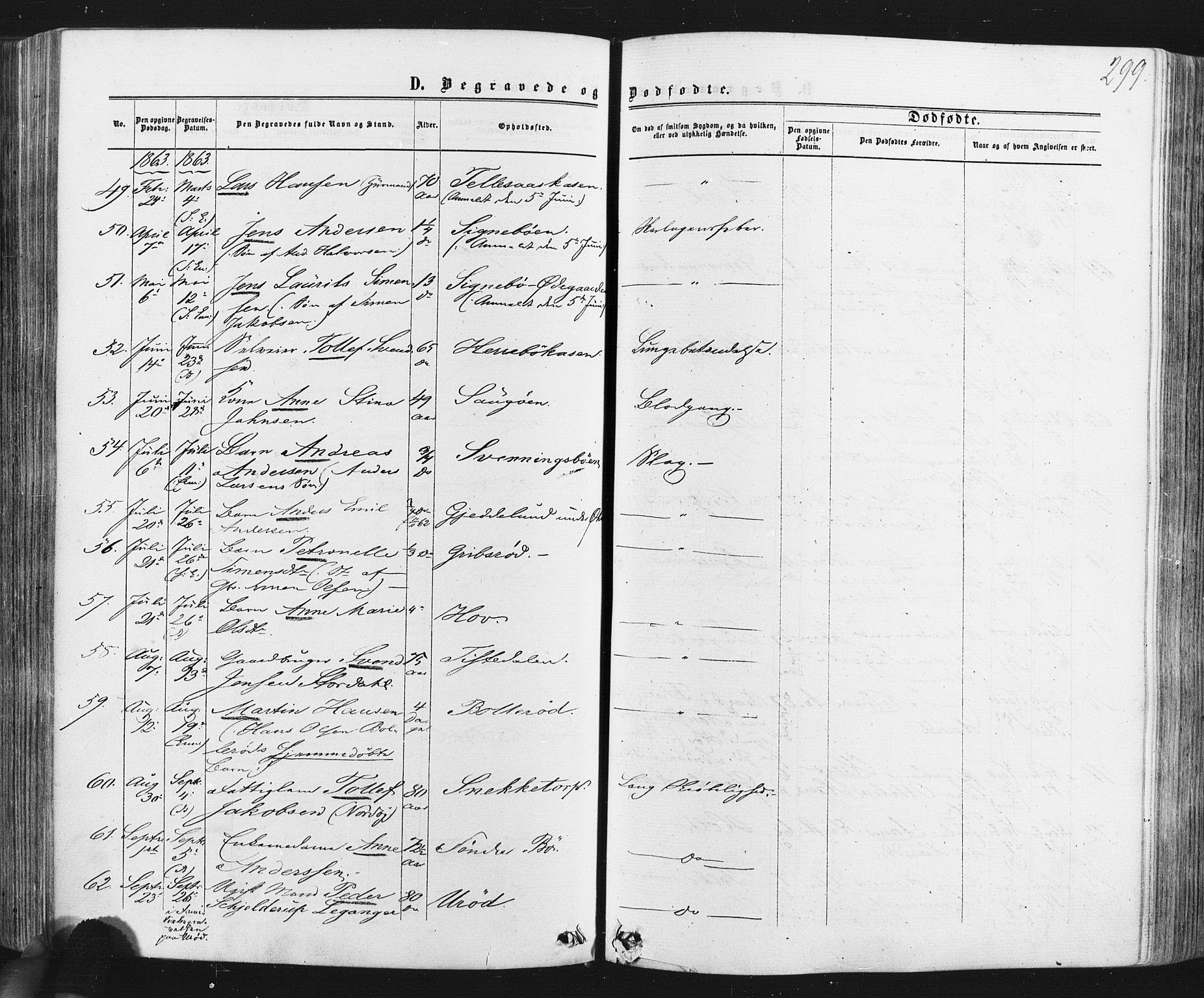 Idd prestekontor Kirkebøker, AV/SAO-A-10911/F/Fc/L0005: Parish register (official) no. III 5, 1861-1877, p. 299