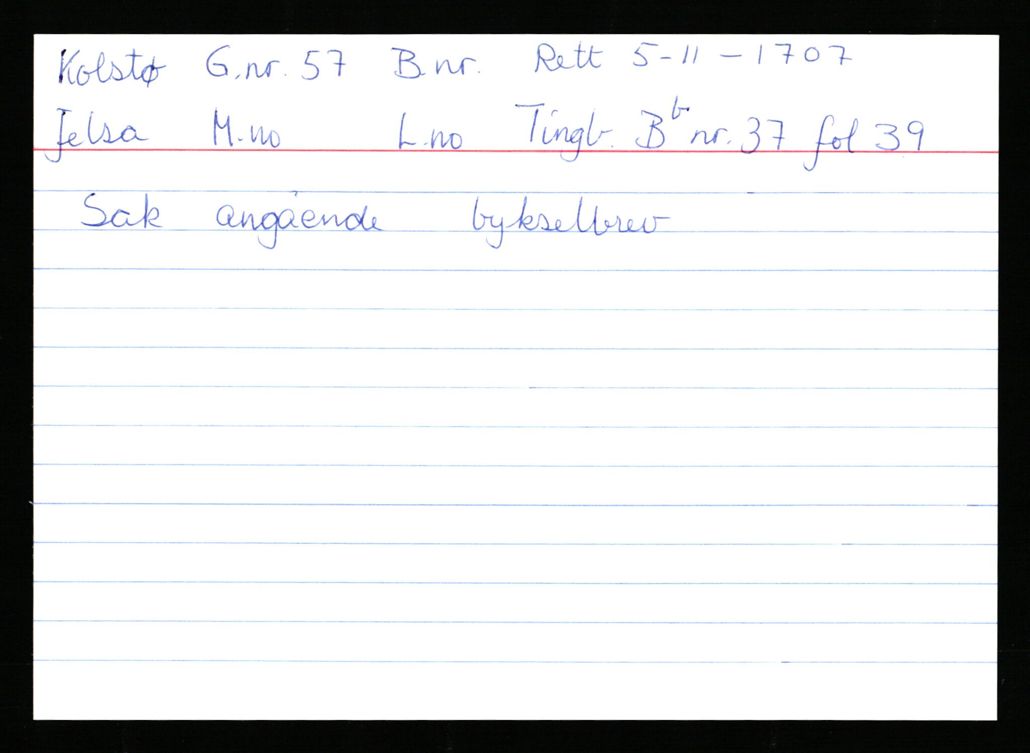 Statsarkivet i Stavanger, AV/SAST-A-101971/03/Y/Ym/L0032: Åstedskort sortert etter gårdsnavn: Kolstø - Kvasseim, 1600-1950, p. 8