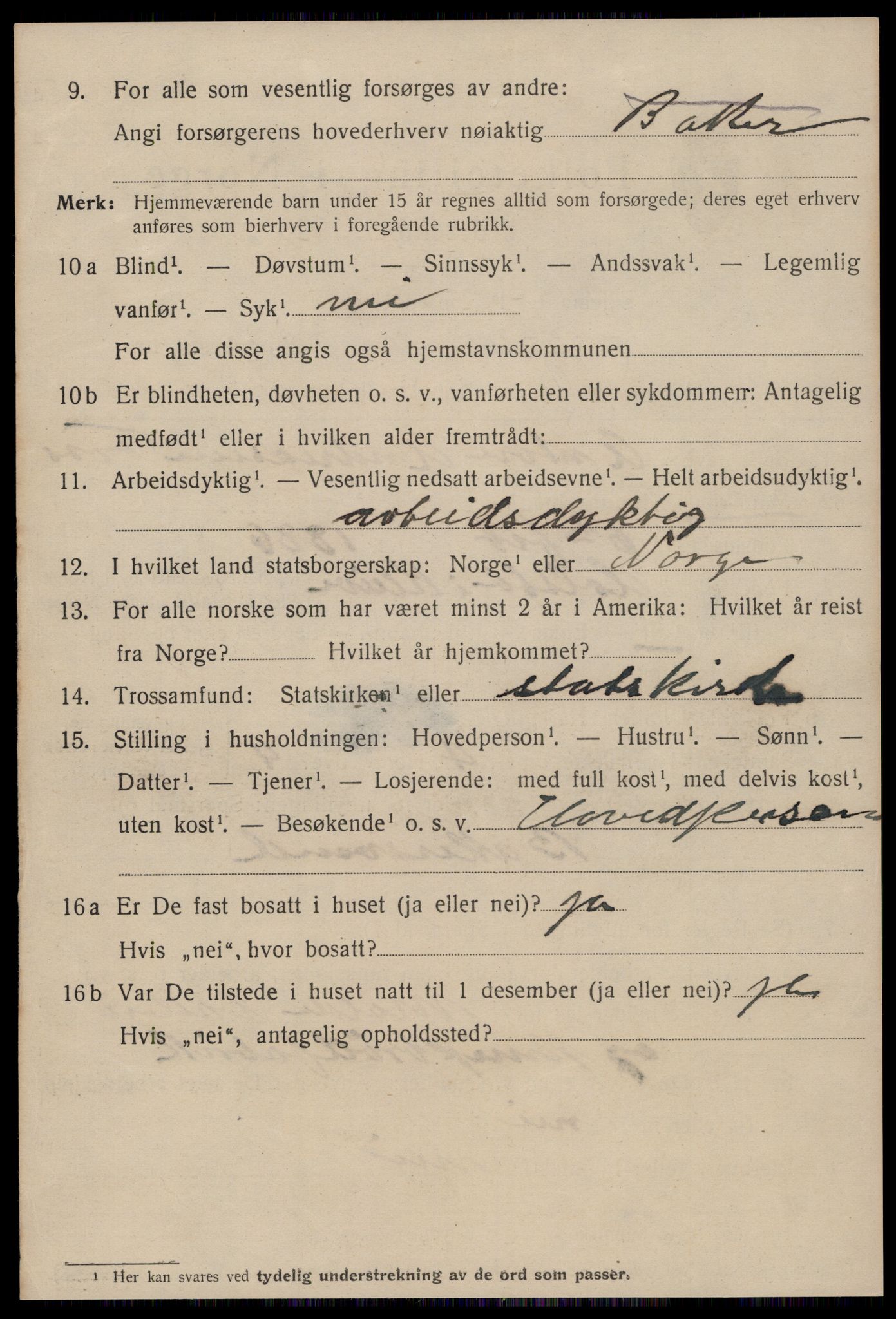 SAT, 1920 census for Molde, 1920, p. 2110