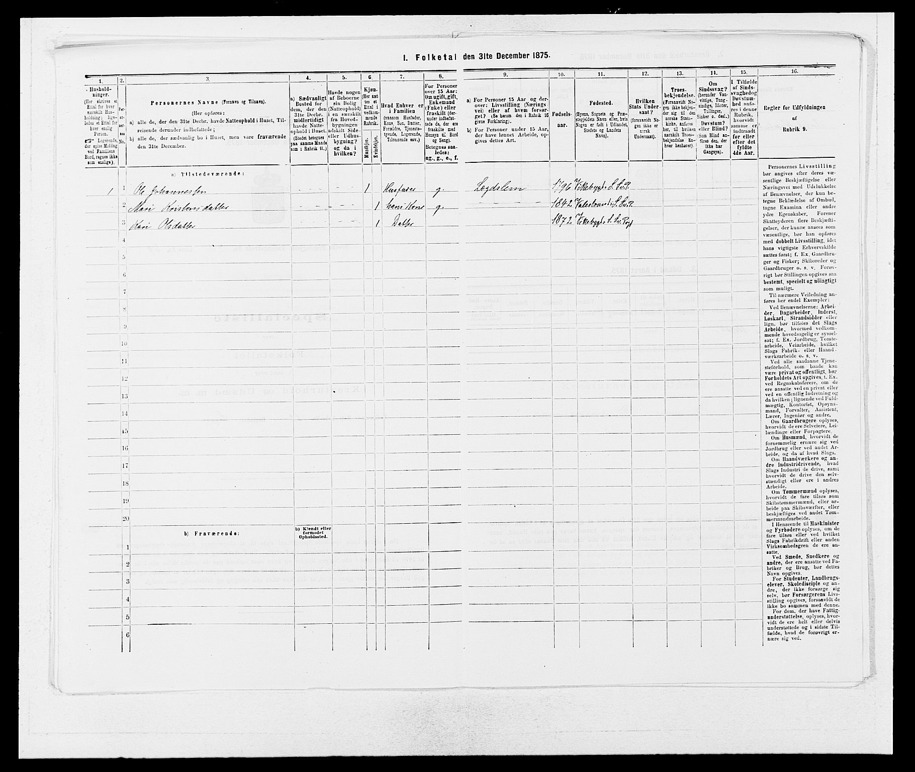 SAB, 1875 census for 1216P Sveio, 1875, p. 386