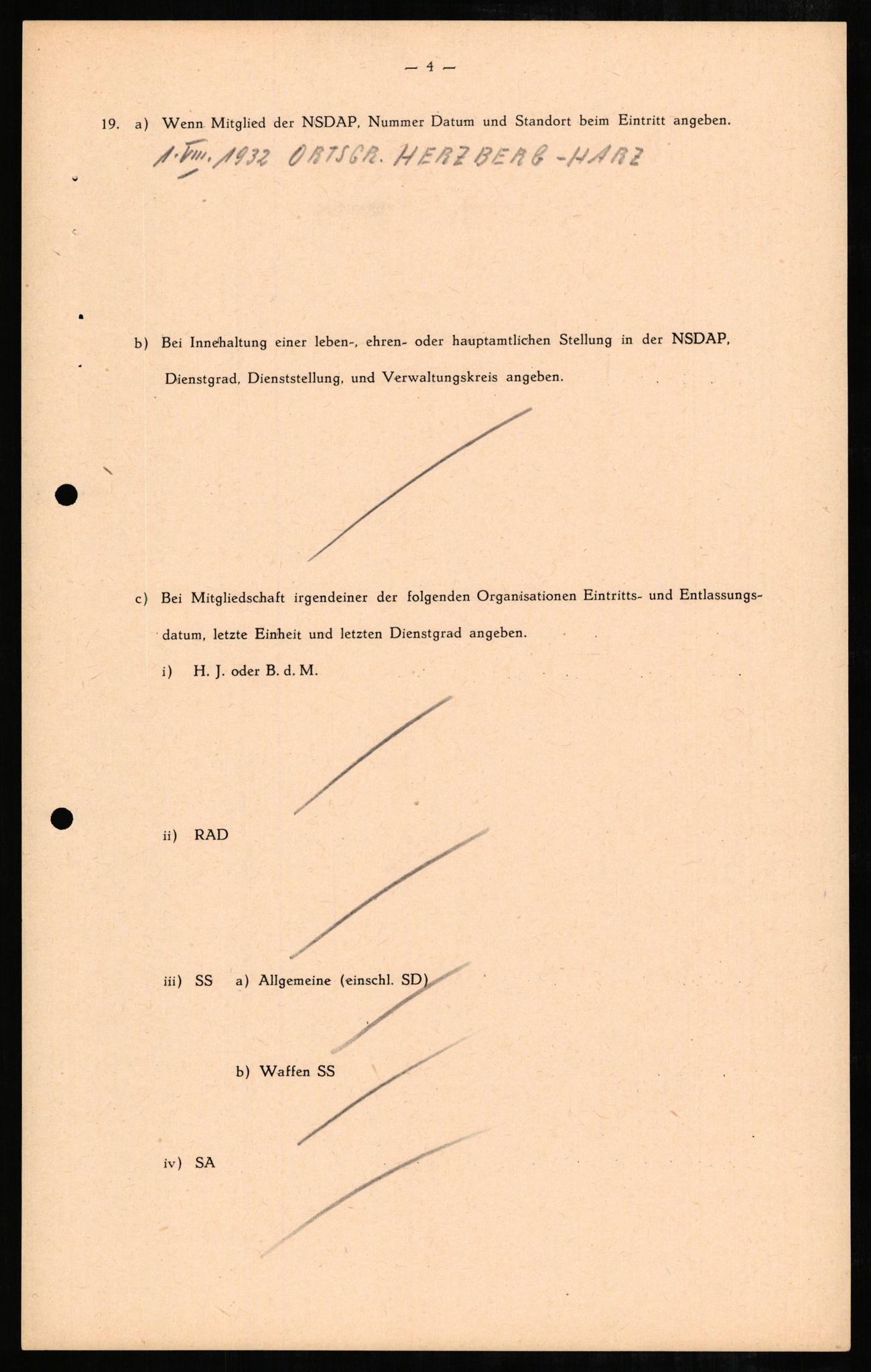 Forsvaret, Forsvarets overkommando II, AV/RA-RAFA-3915/D/Db/L0004: CI Questionaires. Tyske okkupasjonsstyrker i Norge. Tyskere., 1945-1946, p. 419