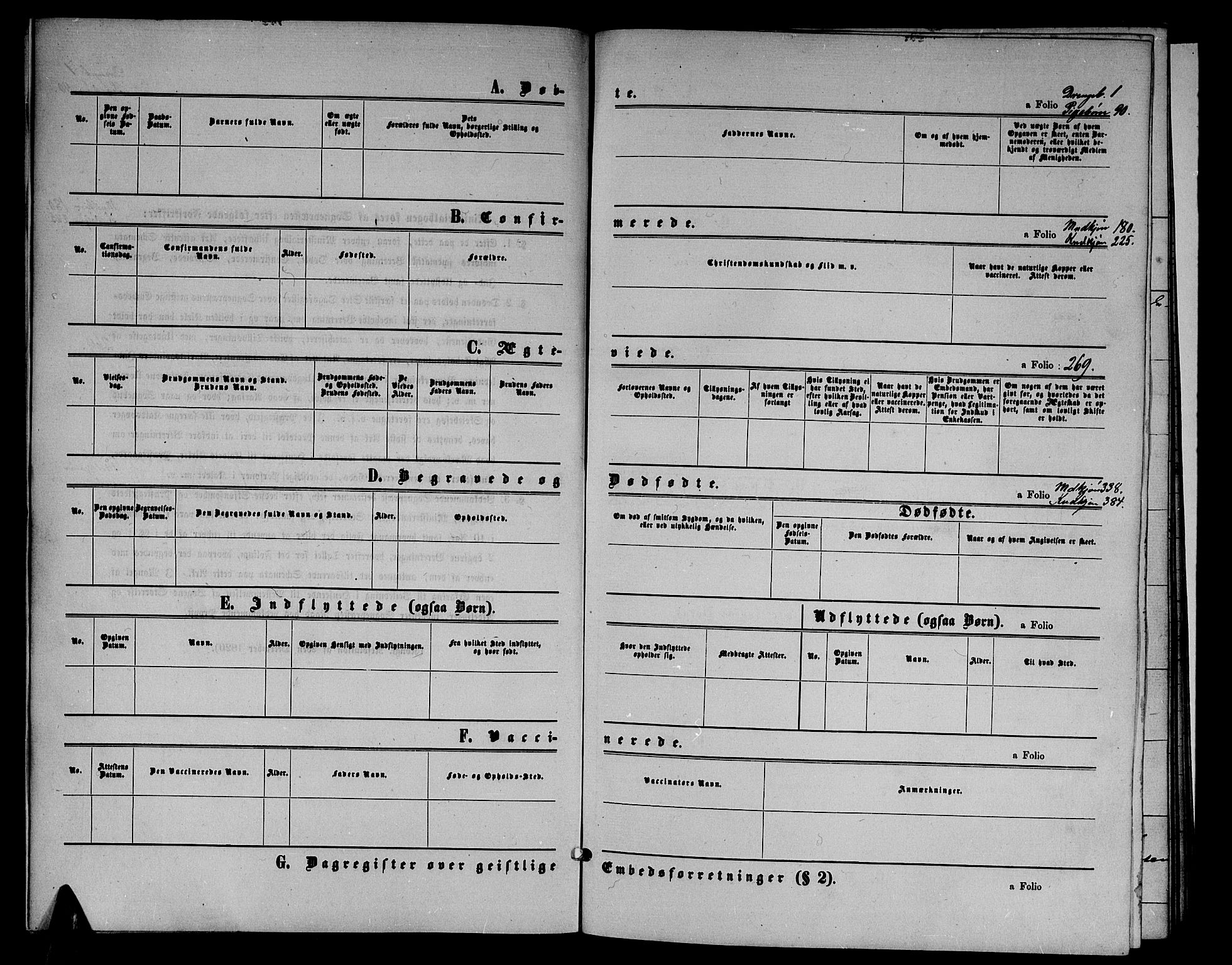 Arendal sokneprestkontor, Trefoldighet, AV/SAK-1111-0040/F/Fb/L0004: Parish register (copy) no. B 4, 1861-1873