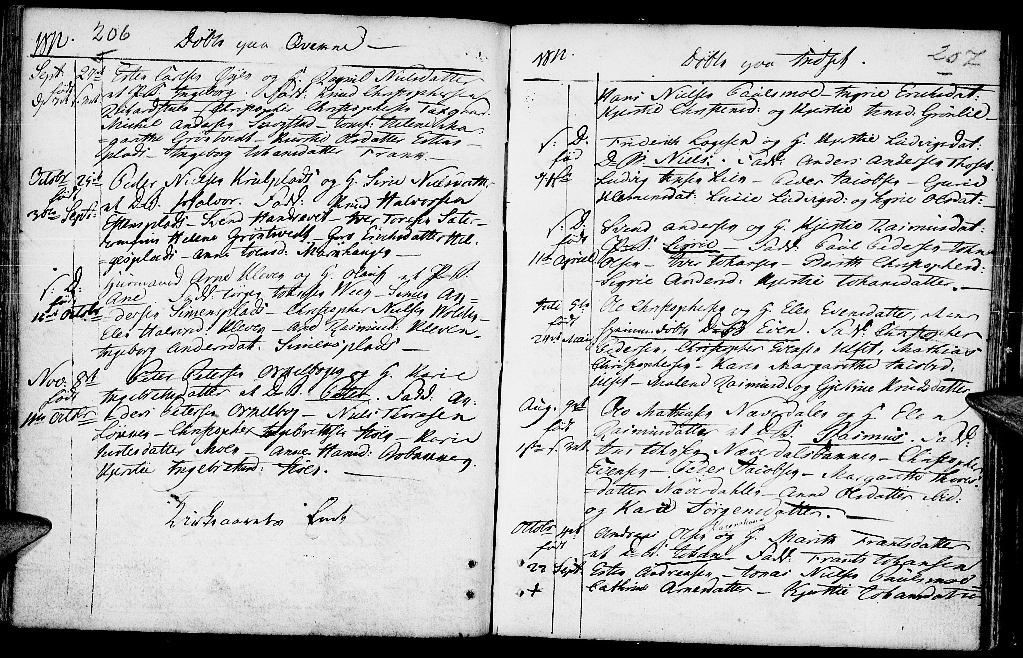 Kvikne prestekontor, AV/SAH-PREST-064/H/Ha/Haa/L0003: Parish register (official) no. 3, 1785-1814, p. 206-207