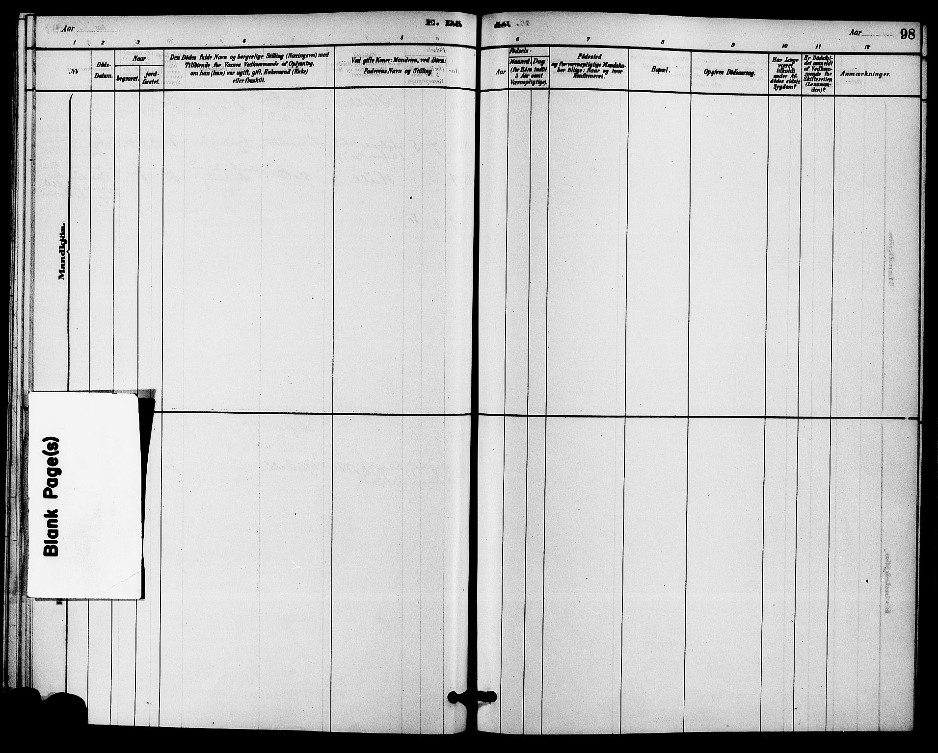 Solum kirkebøker, AV/SAKO-A-306/F/Fc/L0001: Parish register (official) no. III 1, 1877-1891, p. 98