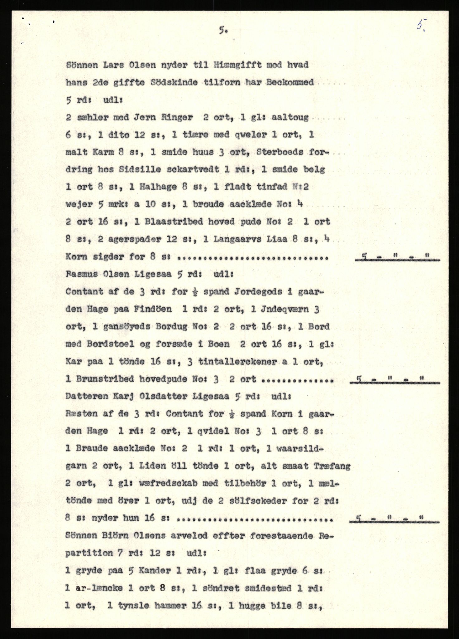 Statsarkivet i Stavanger, AV/SAST-A-101971/03/Y/Yj/L0028: Avskrifter sortert etter gårdsnavn: Gudla - Haga i Håland, 1750-1930, p. 475