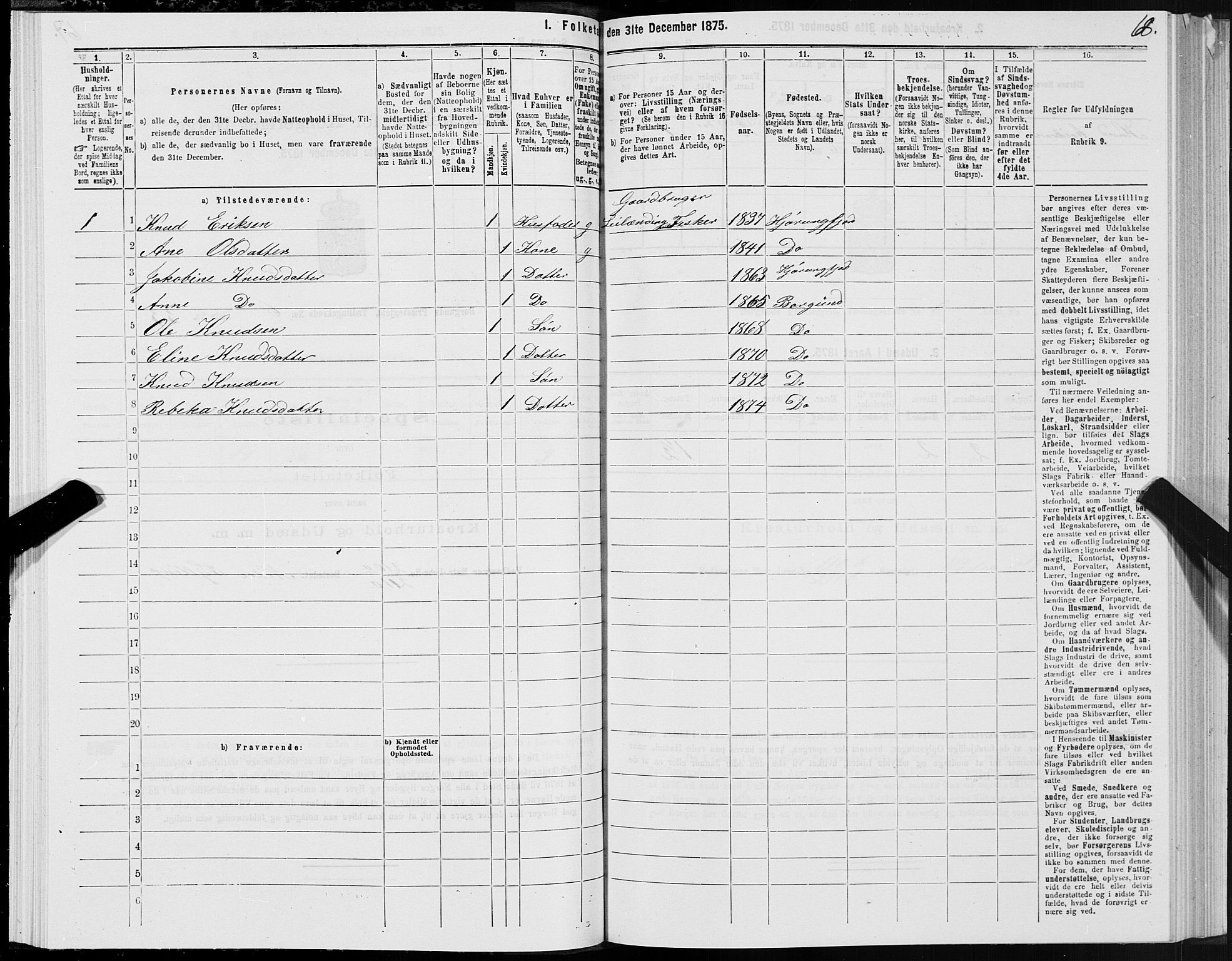 SAT, 1875 census for 1531P Borgund, 1875, p. 4068