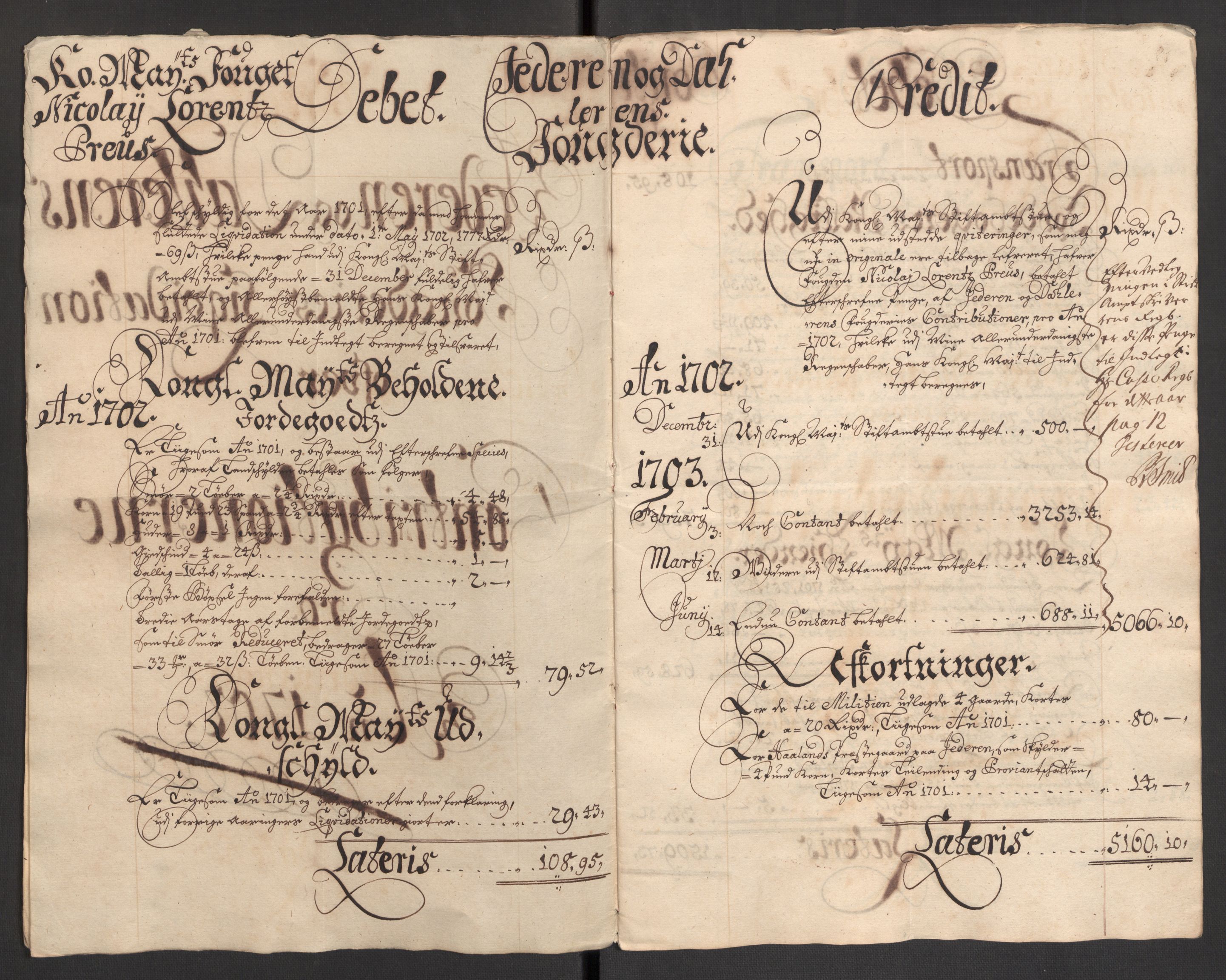 Rentekammeret inntil 1814, Reviderte regnskaper, Fogderegnskap, AV/RA-EA-4092/R46/L2731: Fogderegnskap Jæren og Dalane, 1700-1702, p. 323