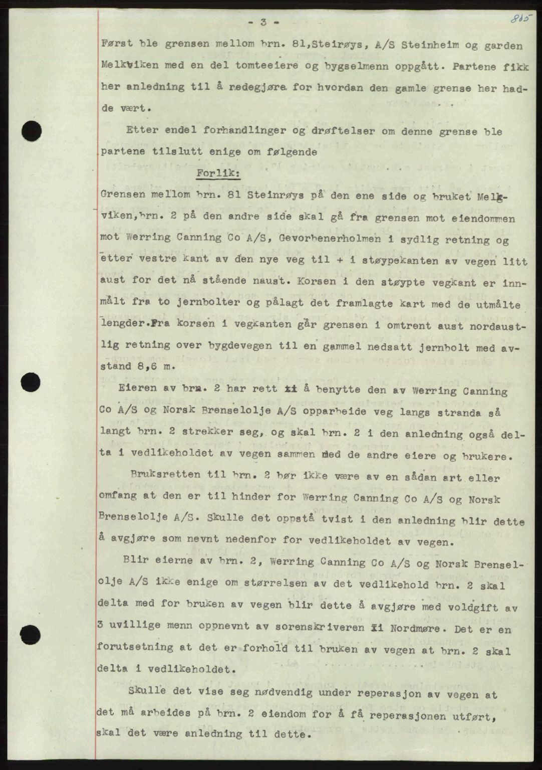 Nordmøre sorenskriveri, AV/SAT-A-4132/1/2/2Ca: Mortgage book no. A110, 1948-1949, Diary no: : 496/1949