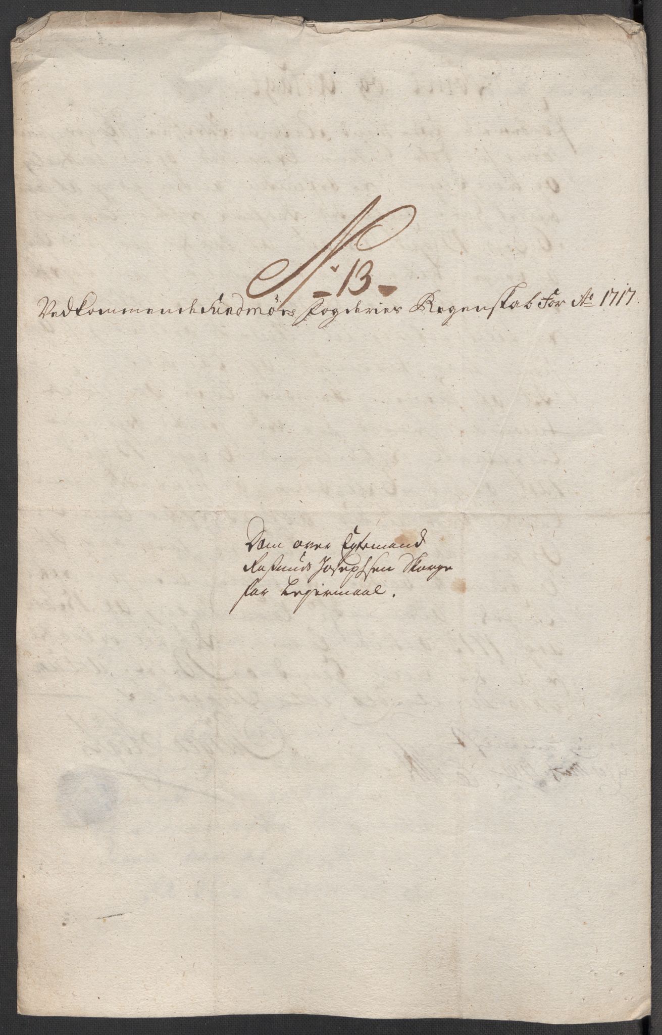 Rentekammeret inntil 1814, Reviderte regnskaper, Fogderegnskap, AV/RA-EA-4092/R54/L3569: Fogderegnskap Sunnmøre, 1717, p. 174