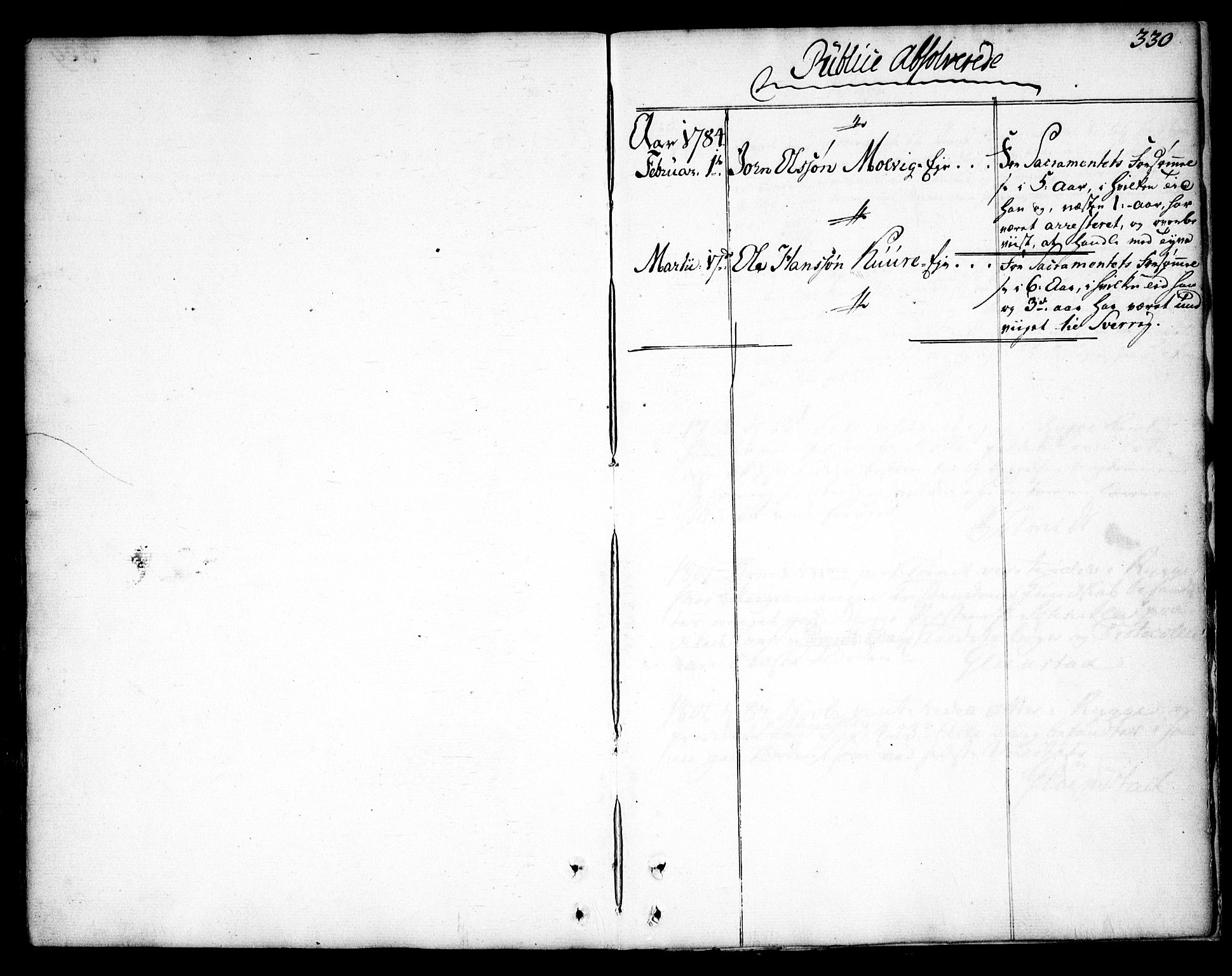 Rygge prestekontor Kirkebøker, AV/SAO-A-10084b/F/Fa/L0002: Parish register (official) no. 2, 1771-1814, p. 330