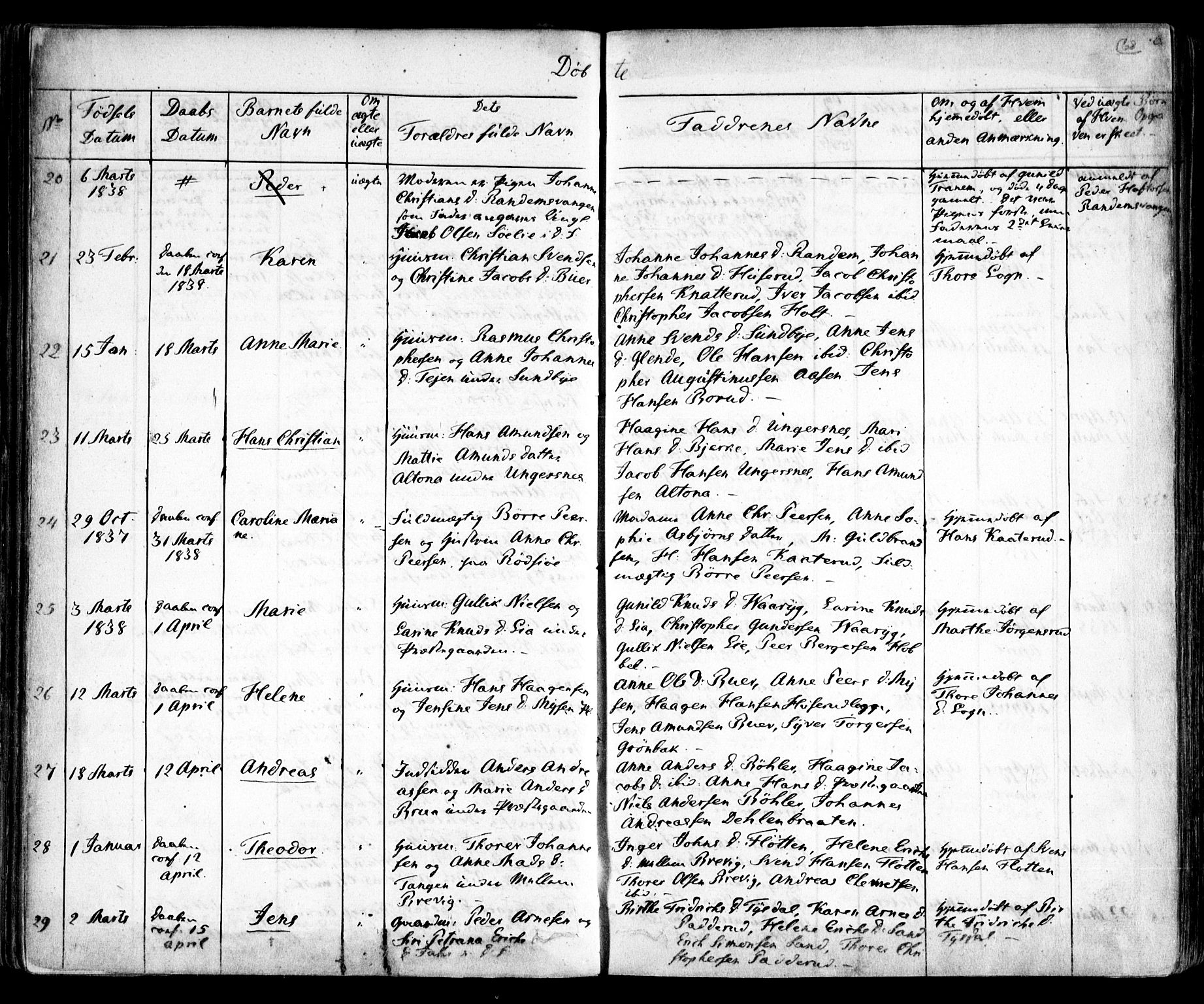 Enebakk prestekontor Kirkebøker, AV/SAO-A-10171c/F/Fa/L0009: Parish register (official) no. I 9, 1832-1861, p. 68