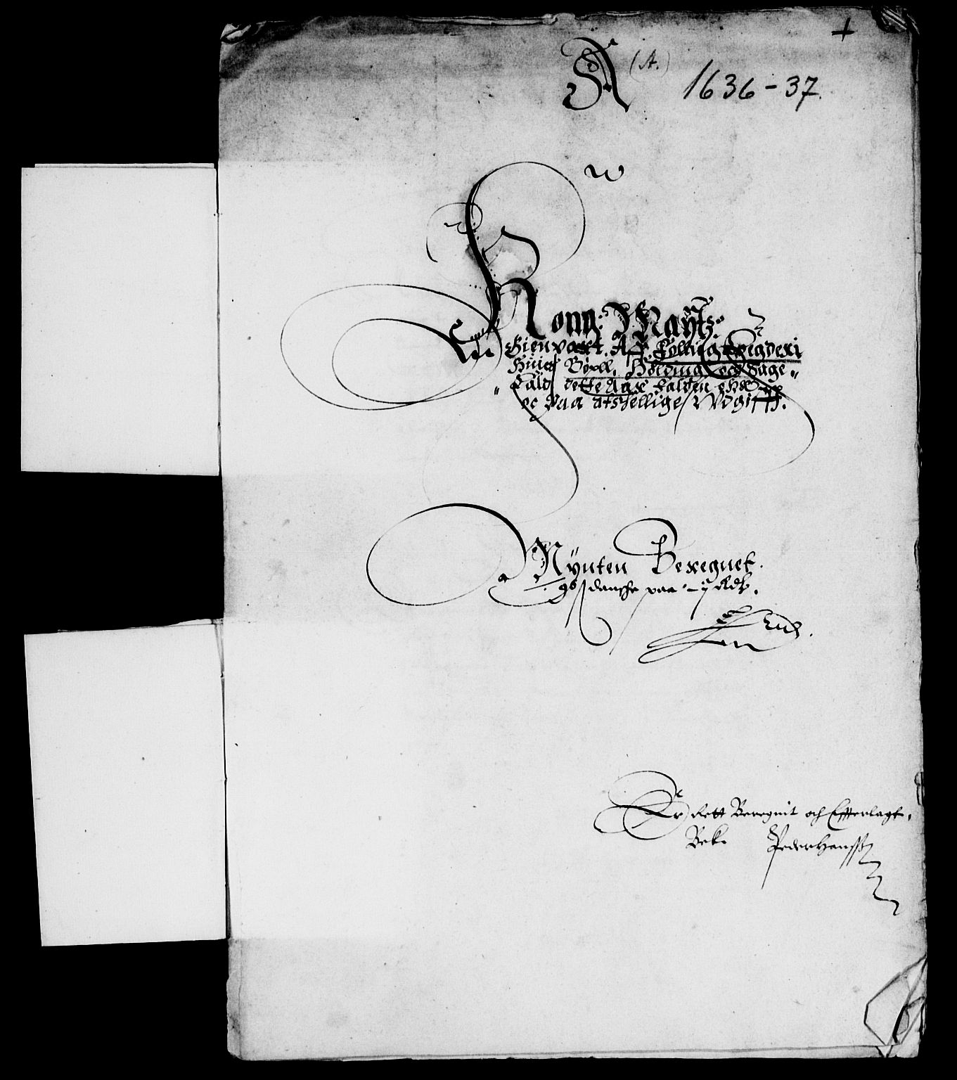 Rentekammeret inntil 1814, Reviderte regnskaper, Lensregnskaper, AV/RA-EA-5023/R/Rb/Rba/L0127: Akershus len, 1635-1637