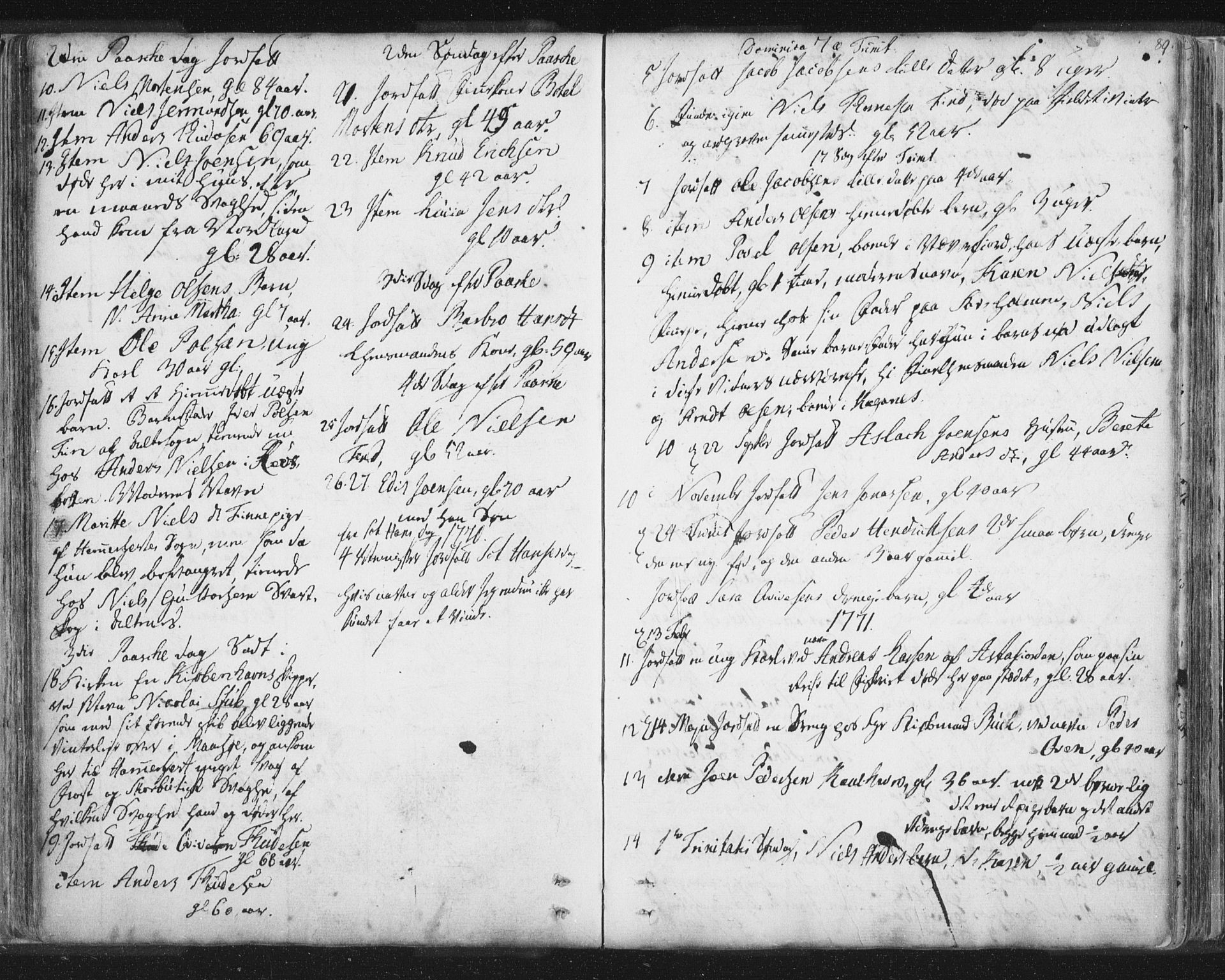 Hammerfest sokneprestkontor, AV/SATØ-S-1347/H/Ha/L0002.kirke: Parish register (official) no. 2, 1751-1821, p. 89