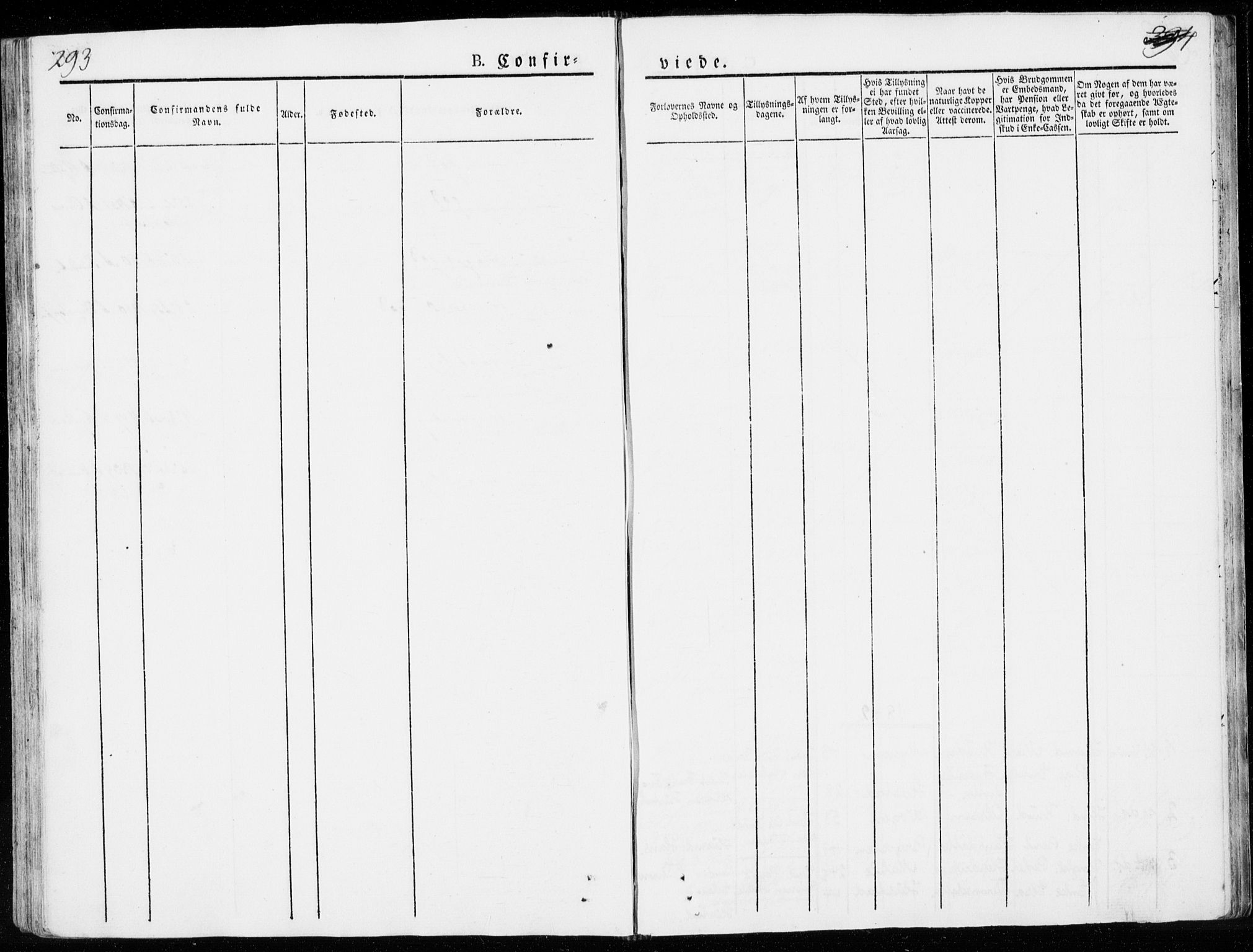 Ministerialprotokoller, klokkerbøker og fødselsregistre - Møre og Romsdal, AV/SAT-A-1454/566/L0766: Parish register (official) no. 566A05, 1842-1851, p. 293-294