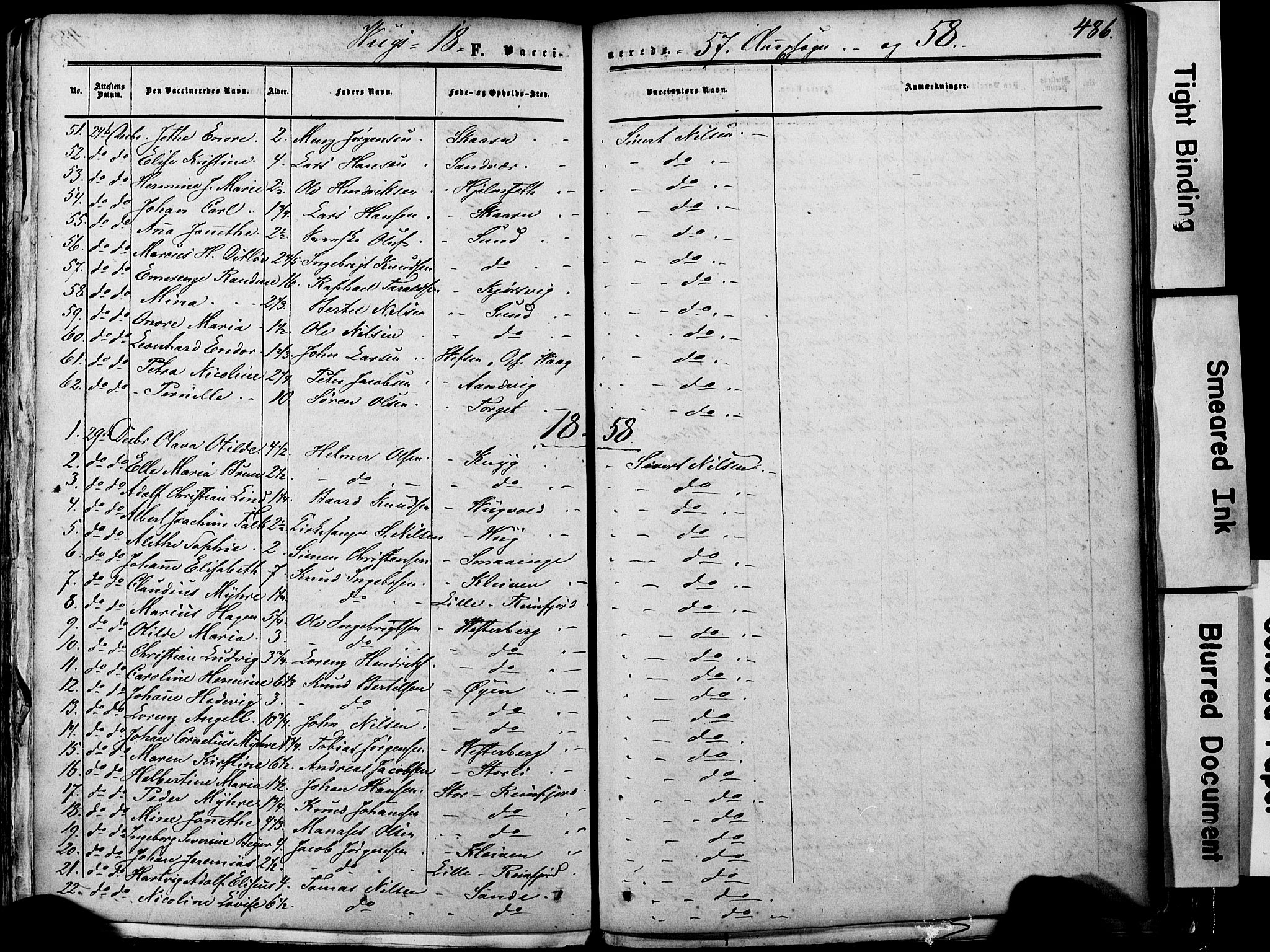 Ministerialprotokoller, klokkerbøker og fødselsregistre - Nordland, AV/SAT-A-1459/812/L0176: Parish register (official) no. 812A05, 1834-1874, p. 486