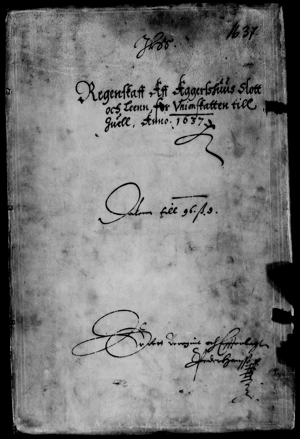 Rentekammeret inntil 1814, Reviderte regnskaper, Lensregnskaper, RA/EA-5023/R/Rb/Rba/L0135: Akershus len, 1637-1638