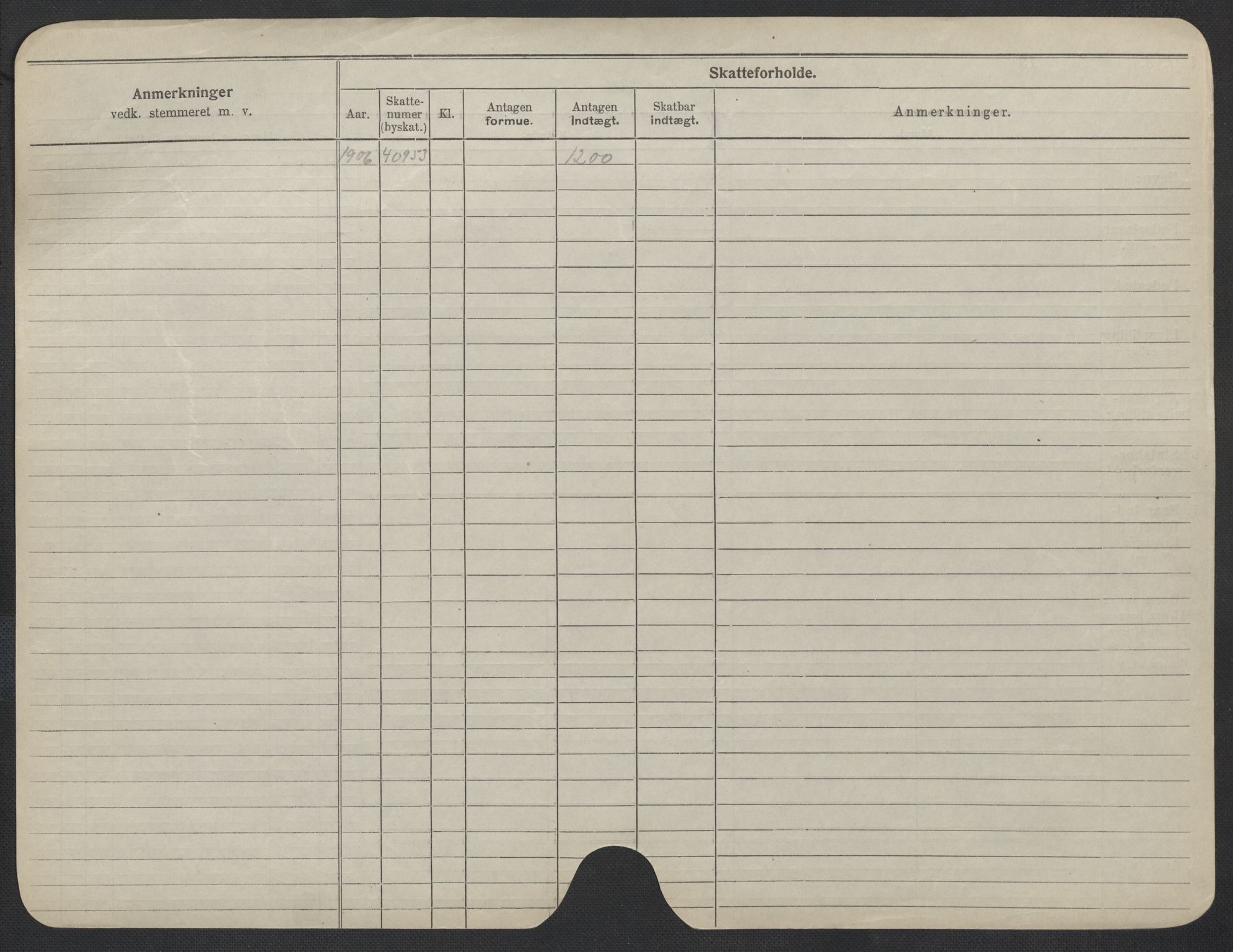 Oslo folkeregister, Registerkort, AV/SAO-A-11715/F/Fa/Fac/L0015: Kvinner, 1906-1914, p. 1000b