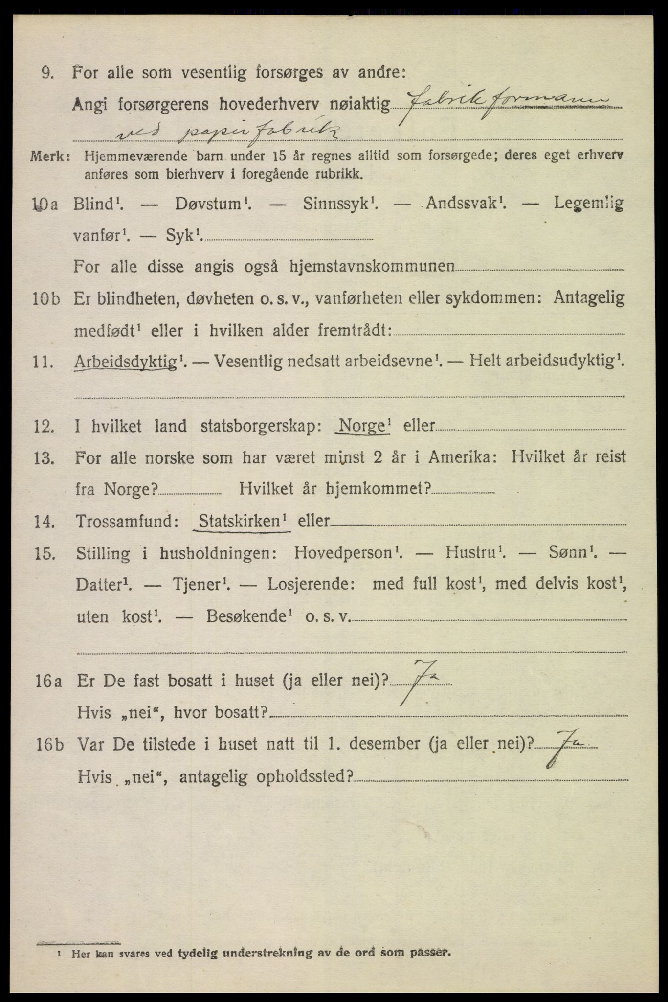 SAH, 1920 census for Løten, 1920, p. 2640