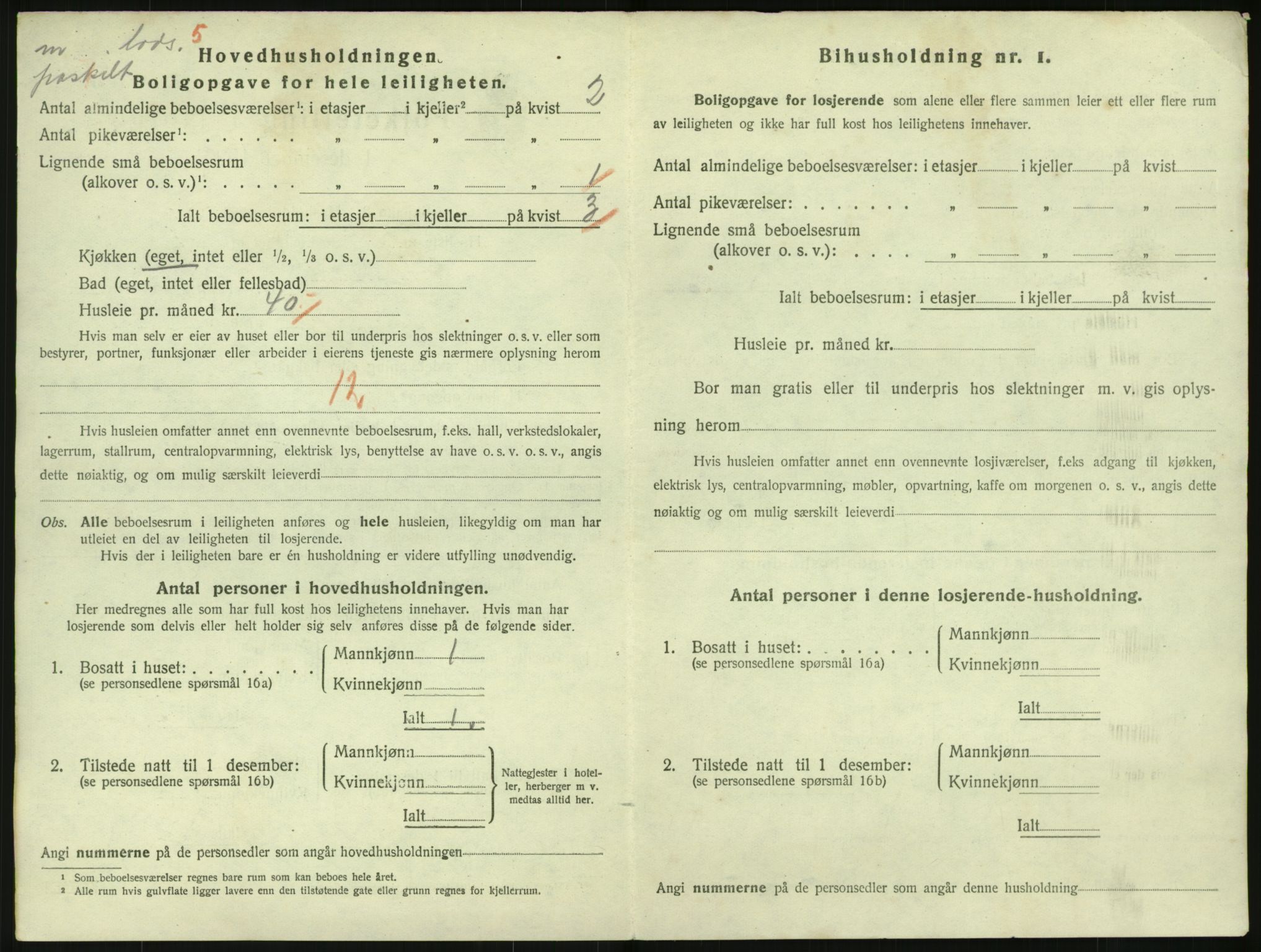 SAST, 1920 census for Kopervik, 1920, p. 1385