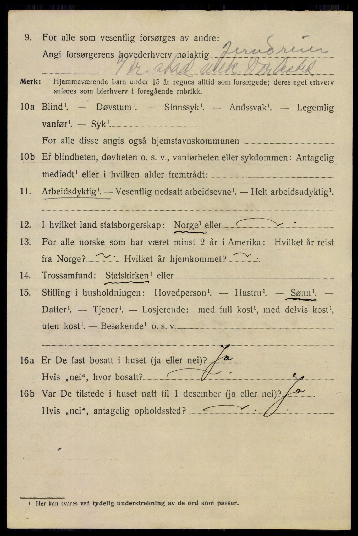 SAO, 1920 census for Fredrikstad, 1920, p. 40730