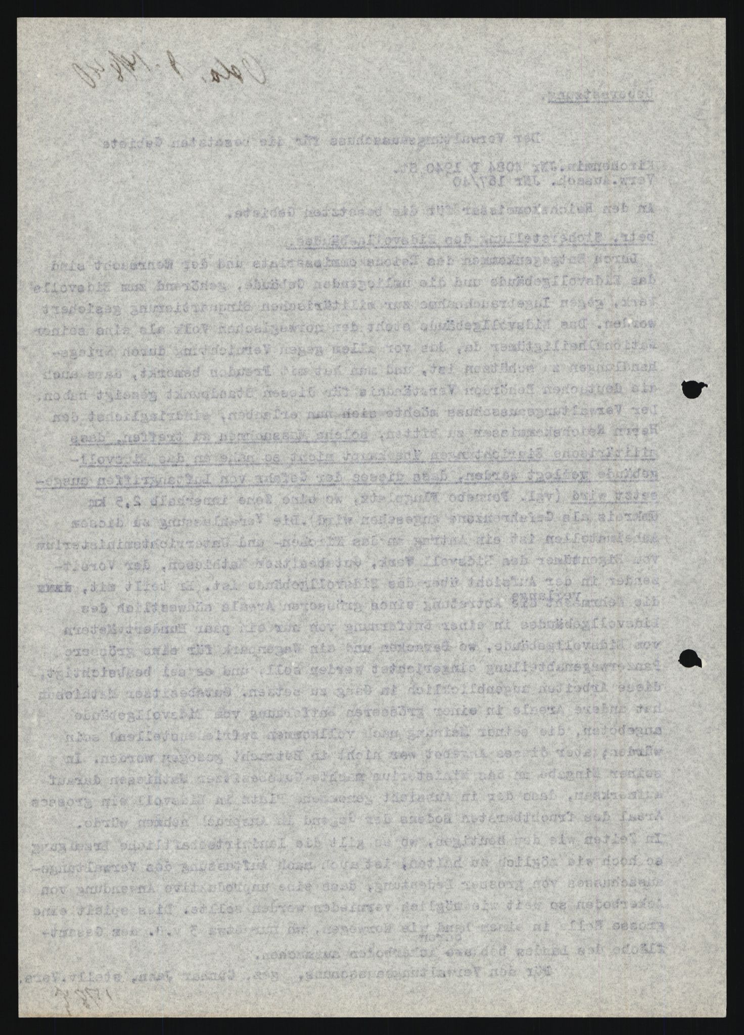 Forsvarets Overkommando. 2 kontor. Arkiv 11.4. Spredte tyske arkivsaker, AV/RA-RAFA-7031/D/Dar/Darb/L0013: Reichskommissariat - Hauptabteilung Vervaltung, 1917-1942, p. 1358