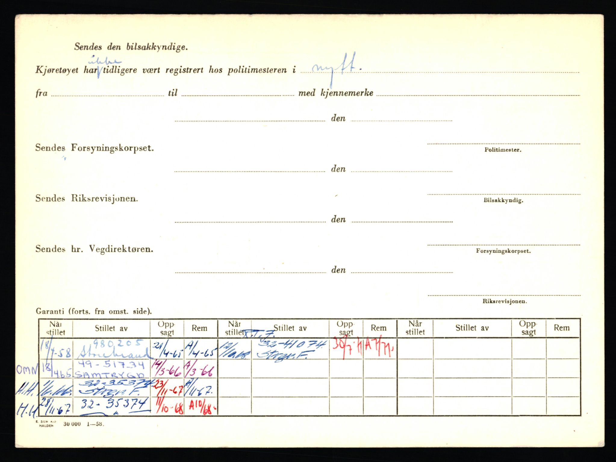 Stavanger trafikkstasjon, AV/SAST-A-101942/0/F/L0050: L-50600 - L-51299, 1930-1971, p. 50