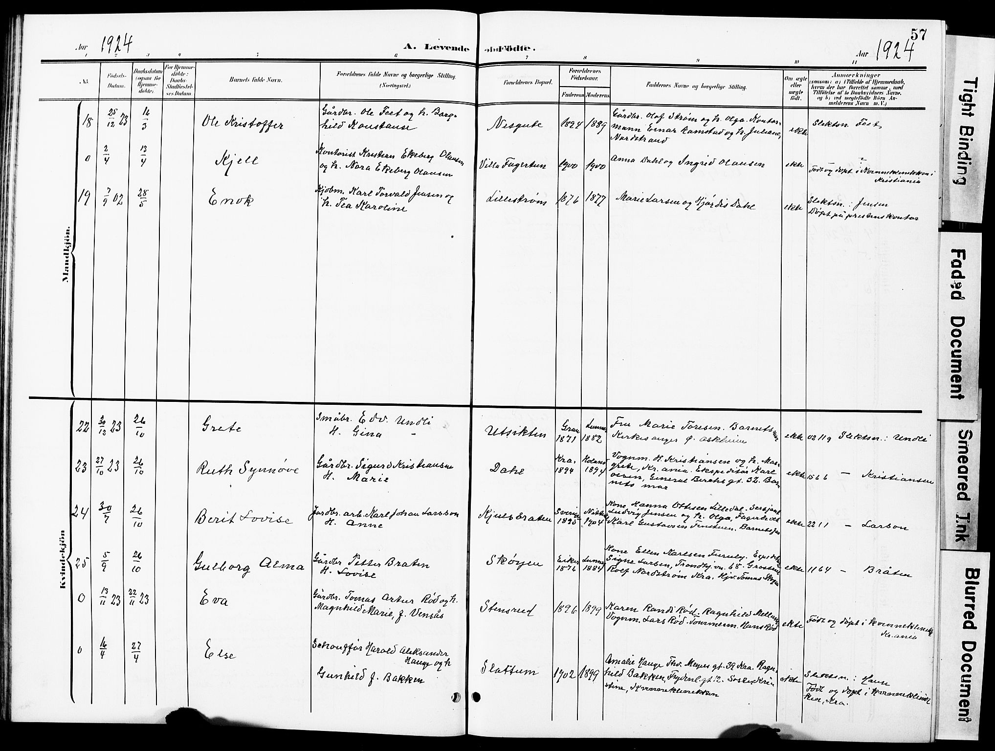 Nittedal prestekontor Kirkebøker, SAO/A-10365a/G/Ga/L0003: Parish register (copy) no. I 3, 1902-1929, p. 57