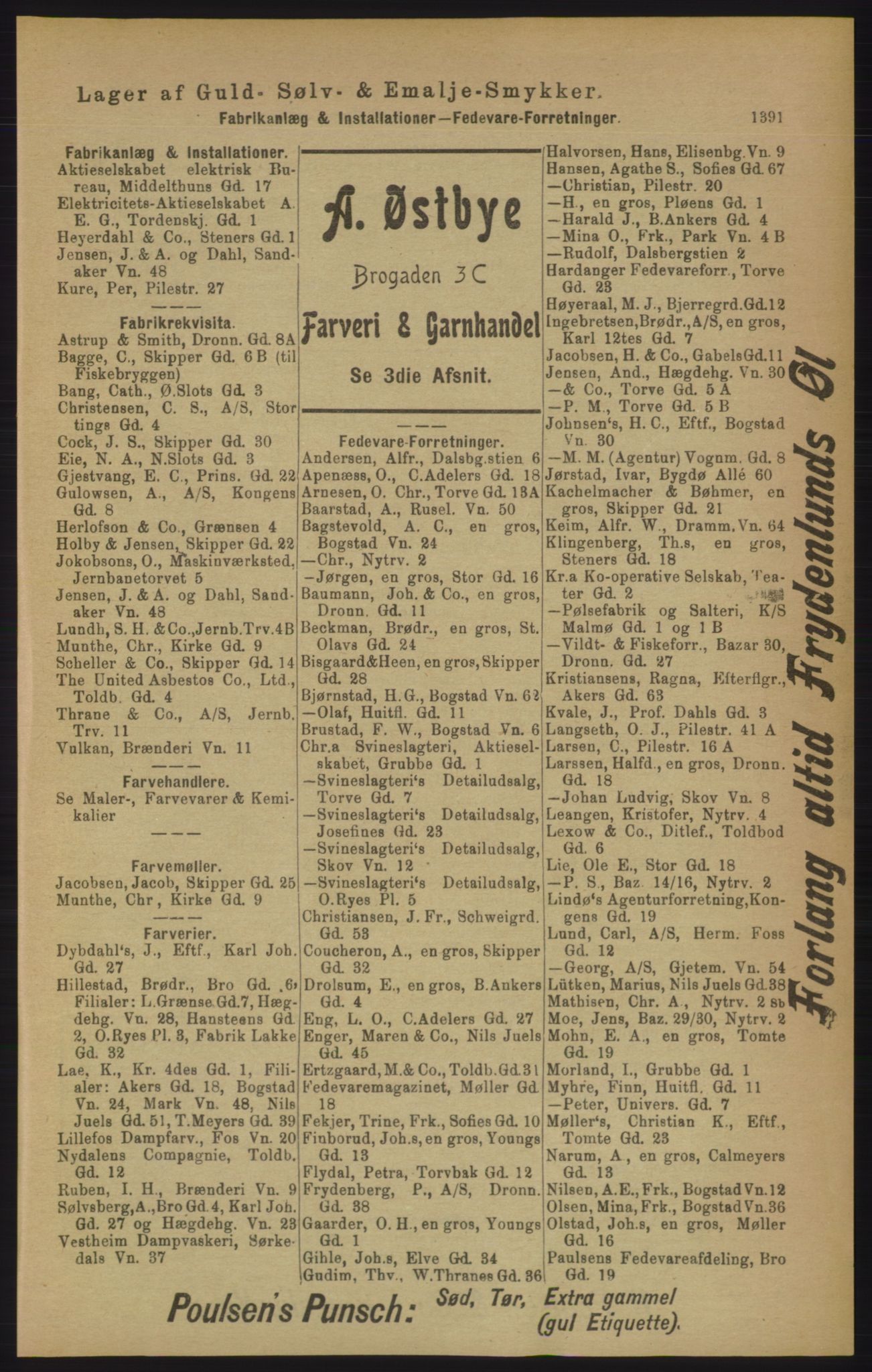 Kristiania/Oslo adressebok, PUBL/-, 1906, p. 1391