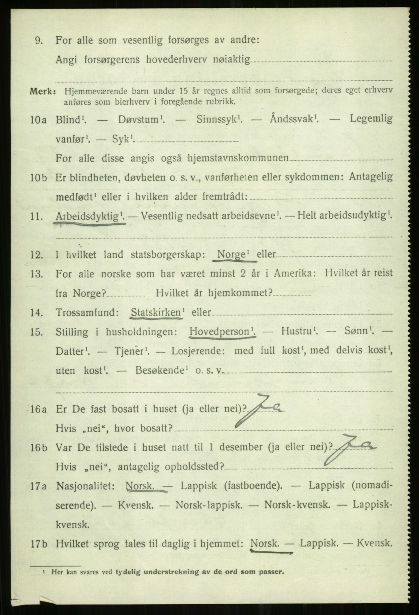 SATØ, 1920 census for Tromsøysund, 1920, p. 13659
