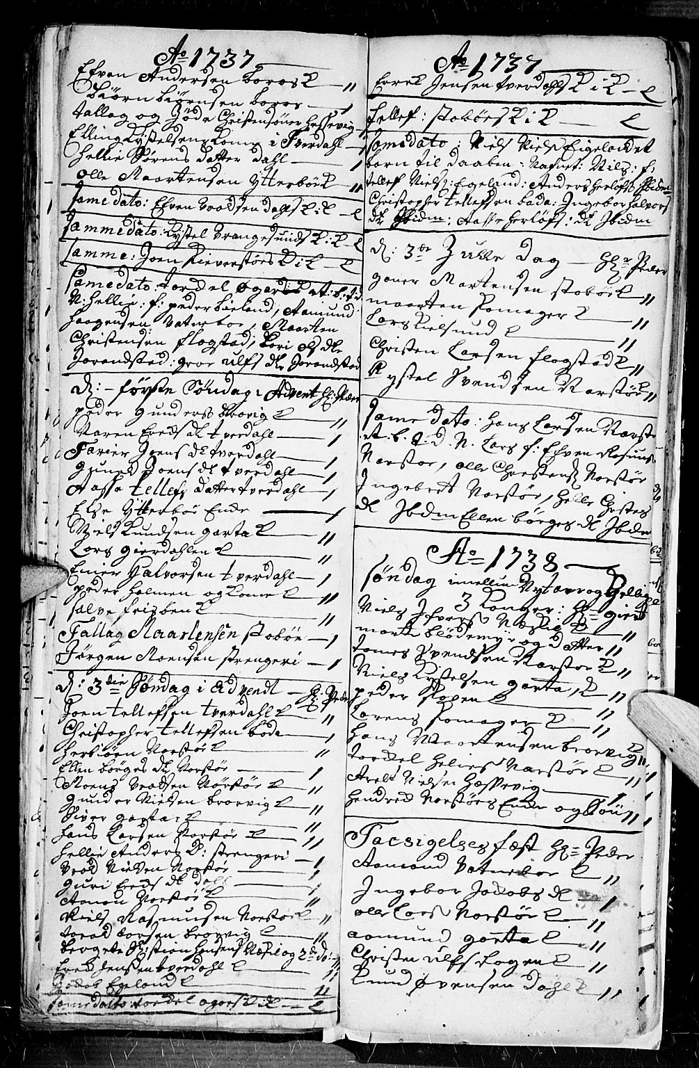 Dypvåg sokneprestkontor, AV/SAK-1111-0007/F/Fb/Fba/L0003: Parish register (copy) no. B 3, 1715-1738, p. 150